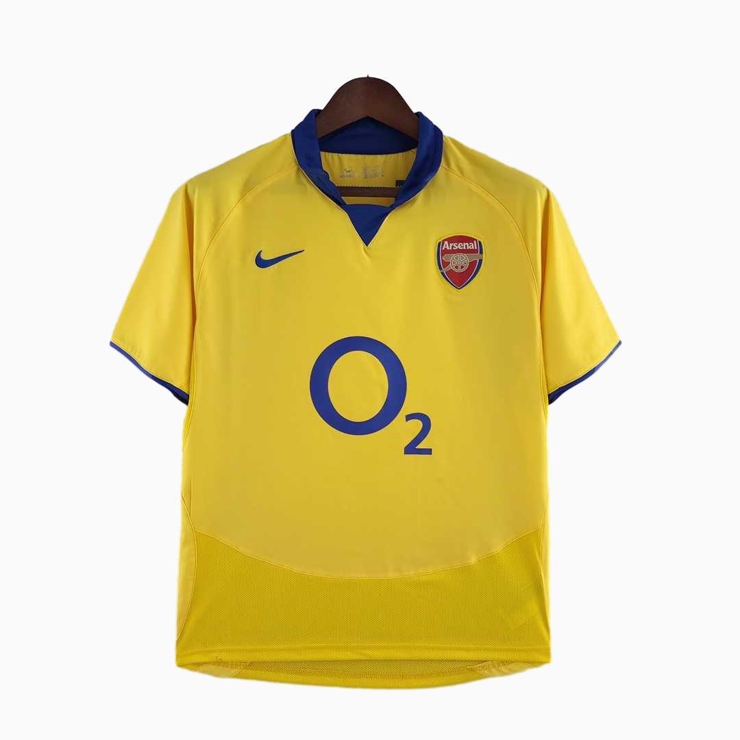 Arsenal Retro 2003-05 Away Stadium Jersey - ReplicasJersey