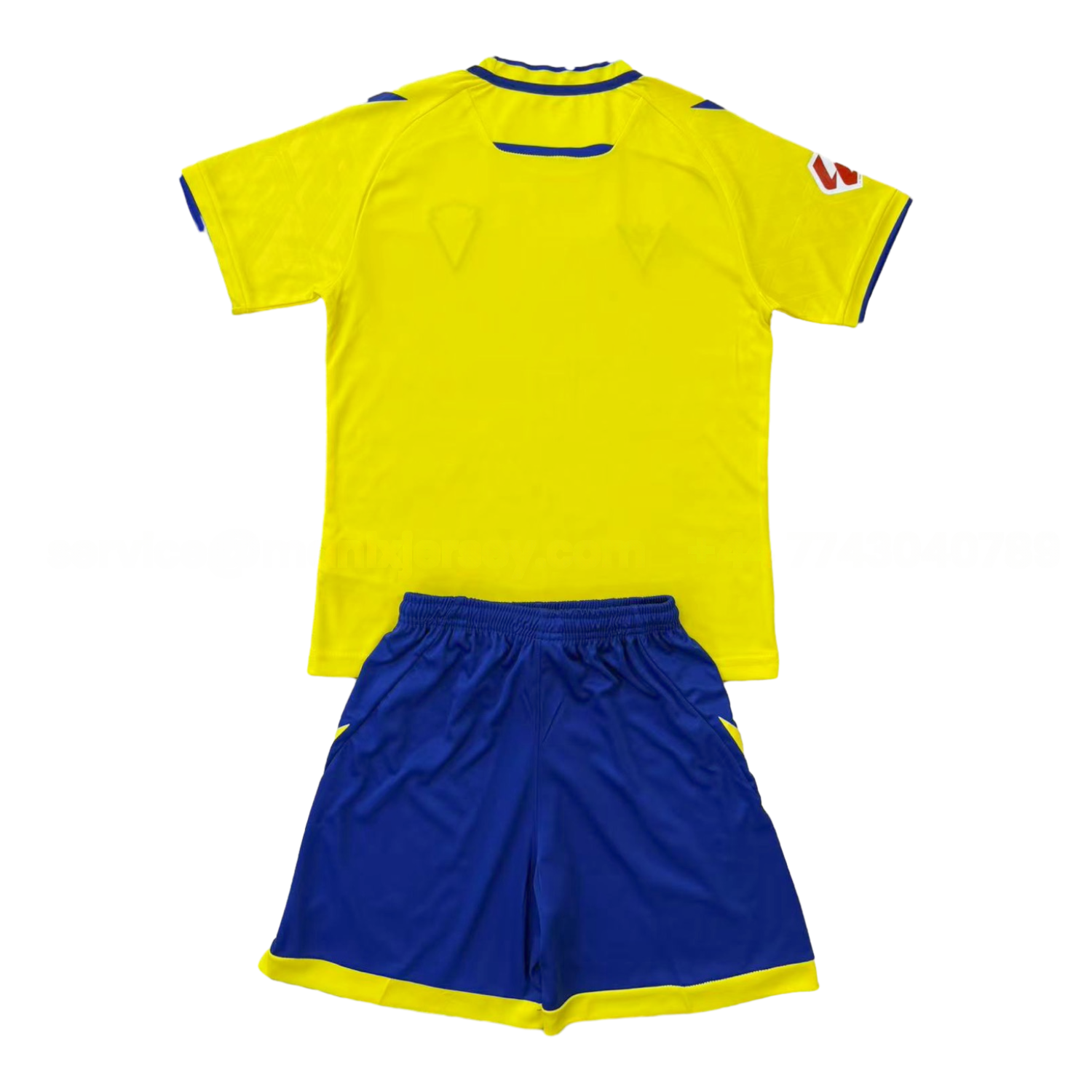 Cádiz Cadiz 25-26 Home Unsponsored Men's Adult Jersey Set - Fans Version - ReplicasJersey