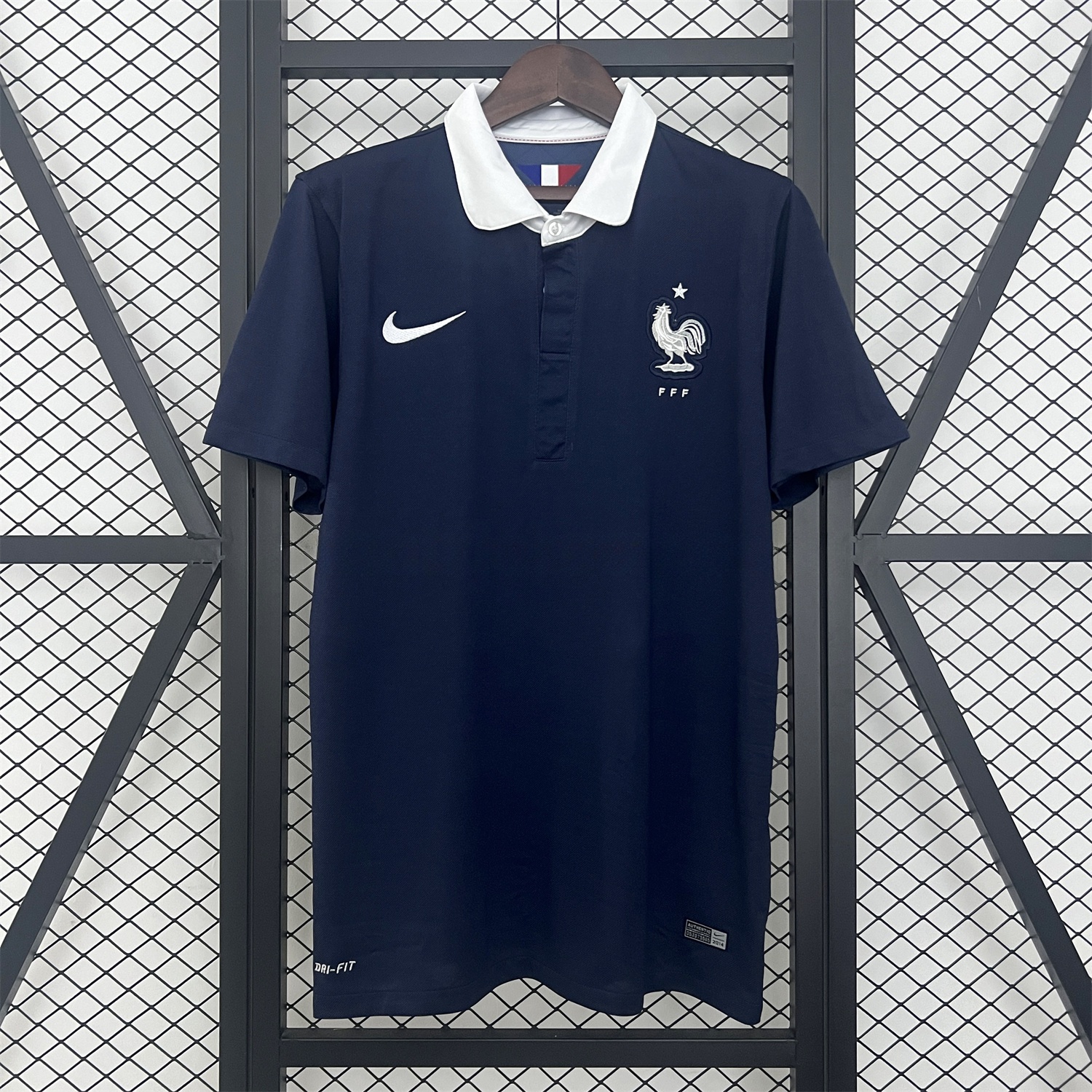 Retro France 2014 Home Jersey - ReplicasJersey