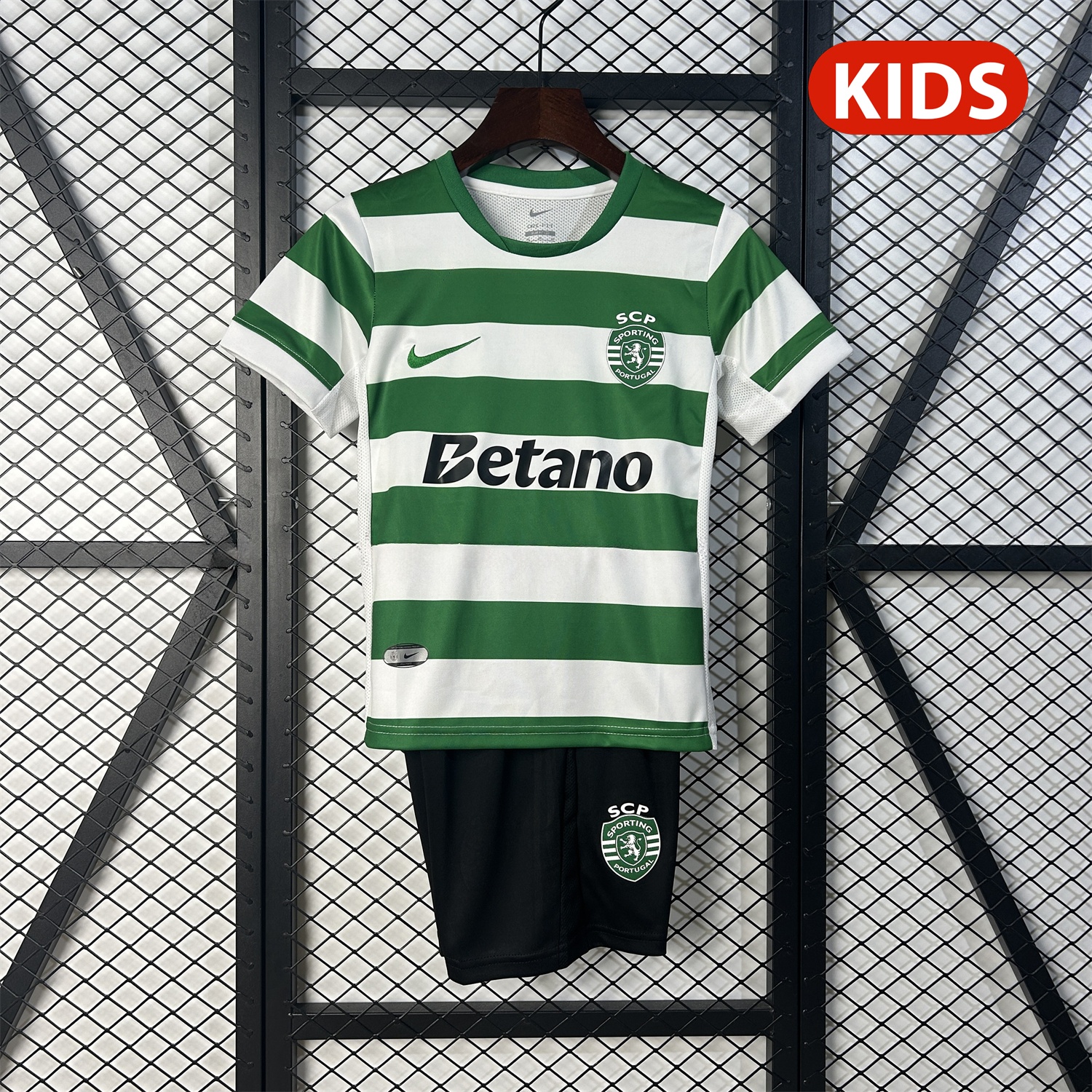 Sporting CP 25-26 Home Kids Kit - ReplicasJersey