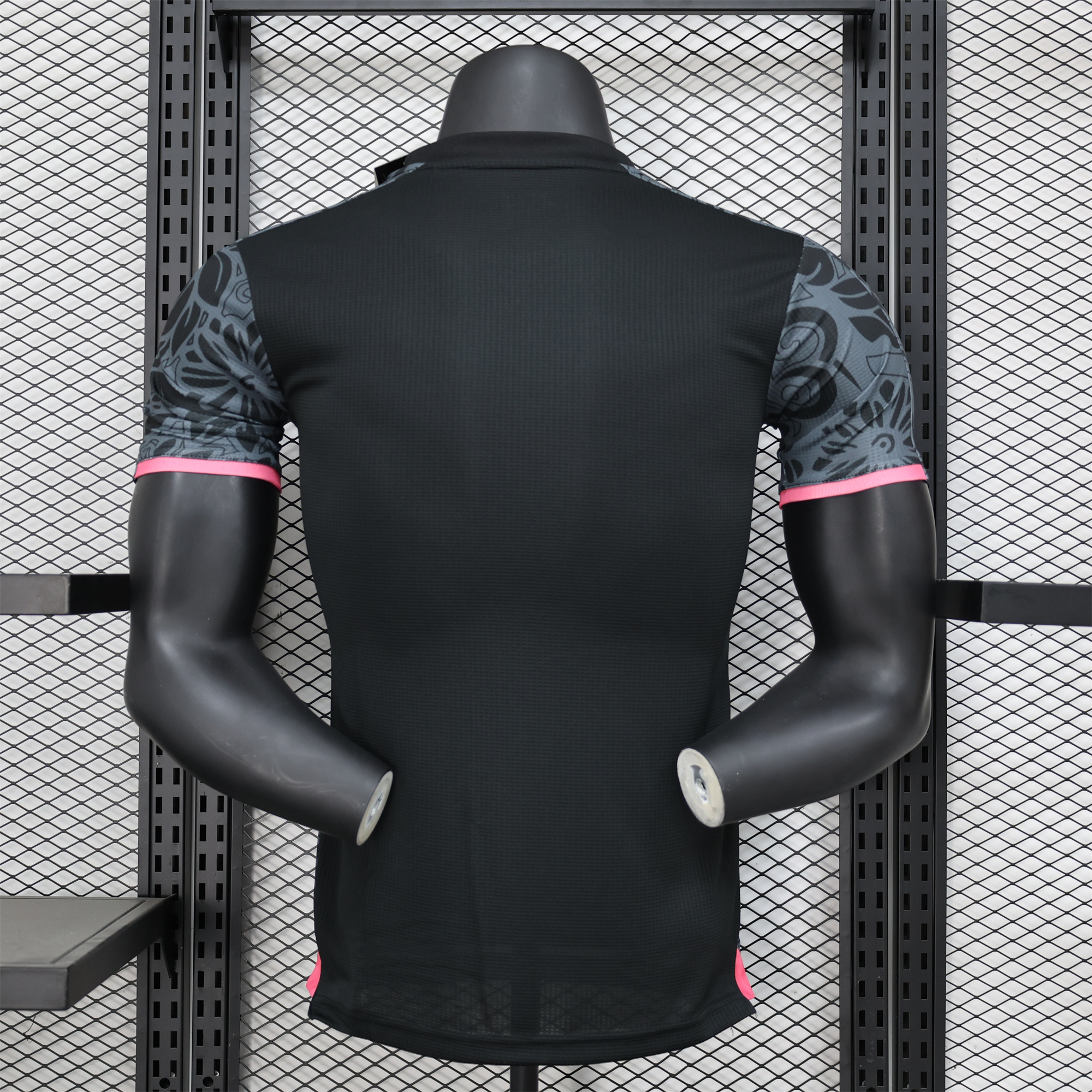 FC Palestina 24-25 Black Flowers Jersey - Player Version - ReplicasJersey