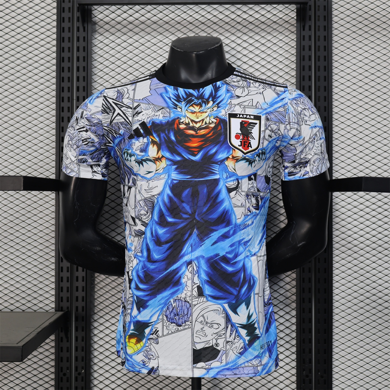 Japan 25-26 Blue Super Saiyan God Special Edition Jersey - Player Version - ReplicasJersey