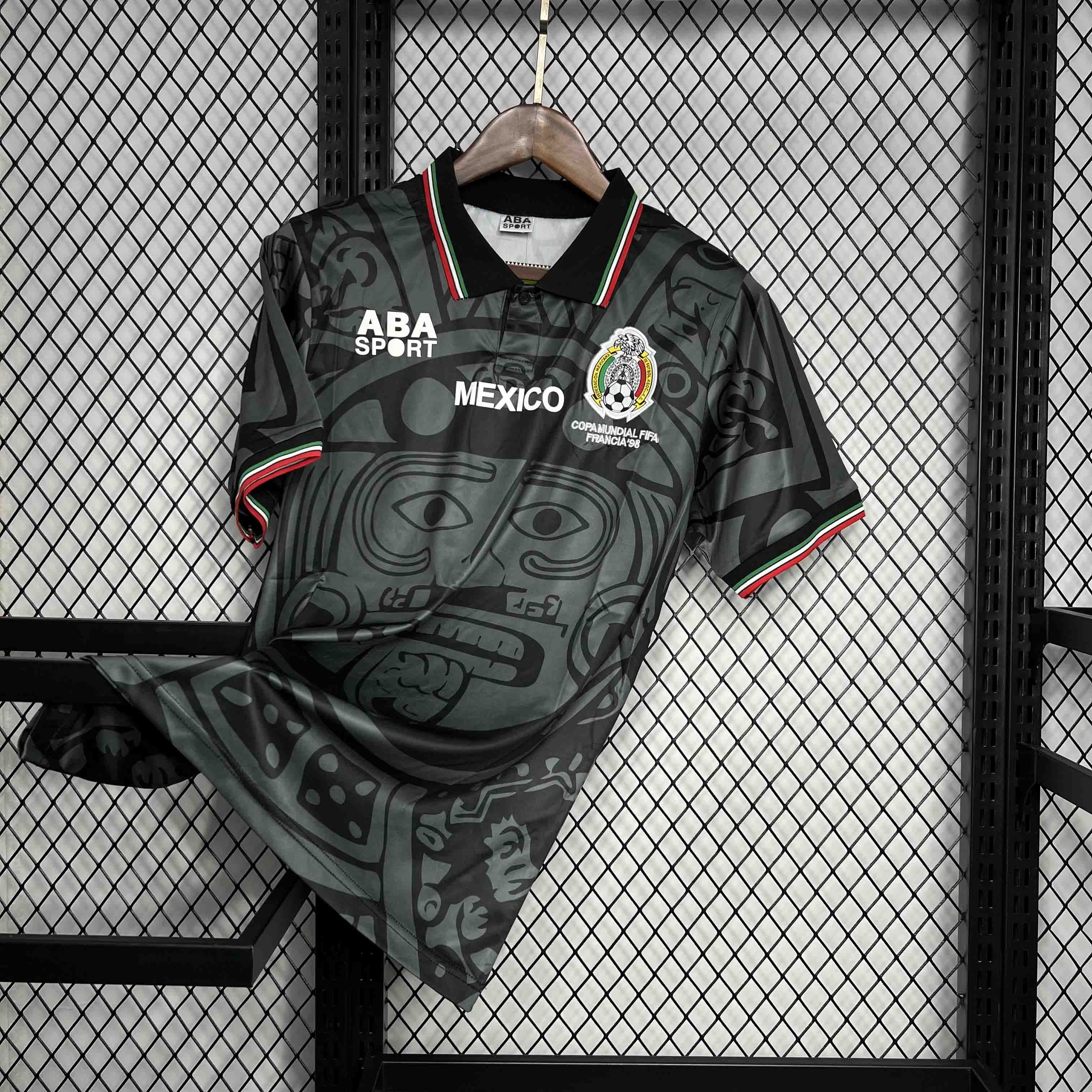 Retro Mexico 1998 Third Jersey - ReplicasJersey