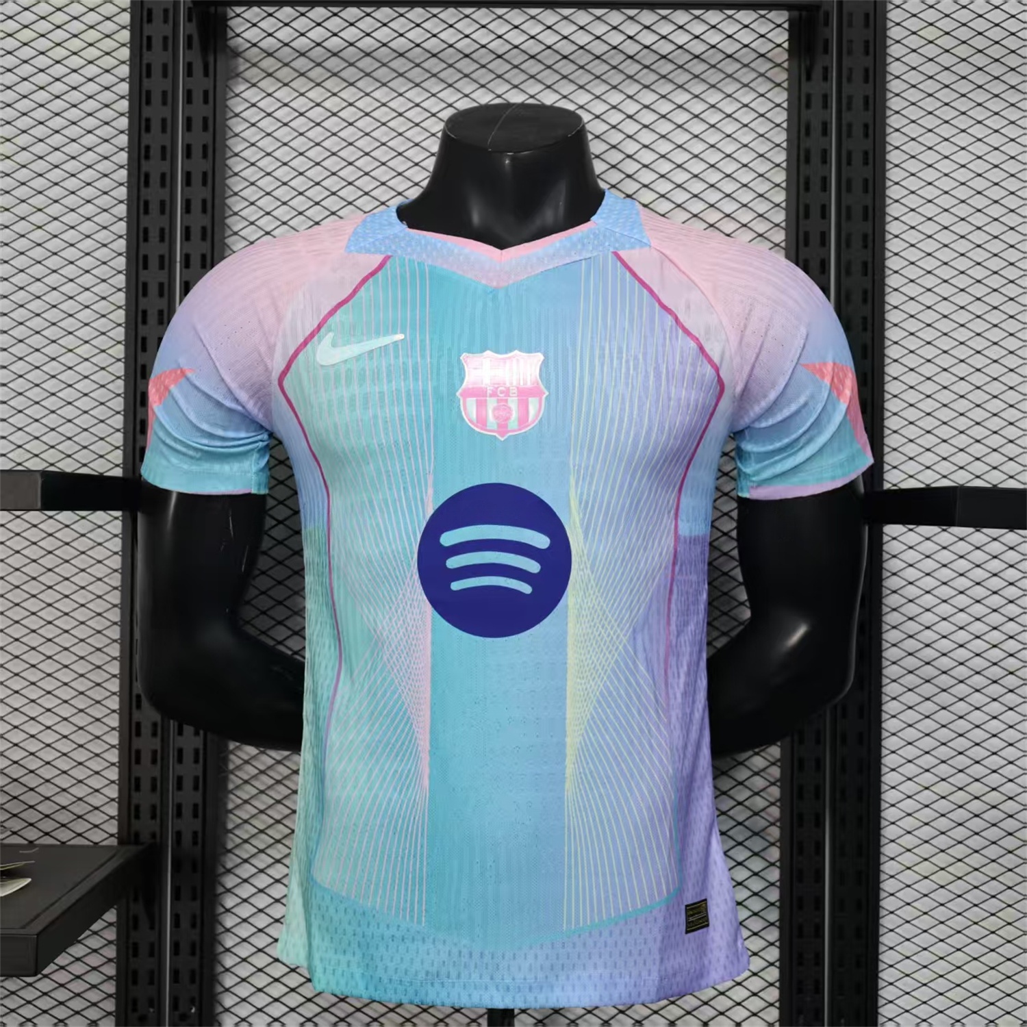 B.A.R.S.A 25-26 Pink & Blue & Purple Special Jersey - Player Version - ReplicasJersey