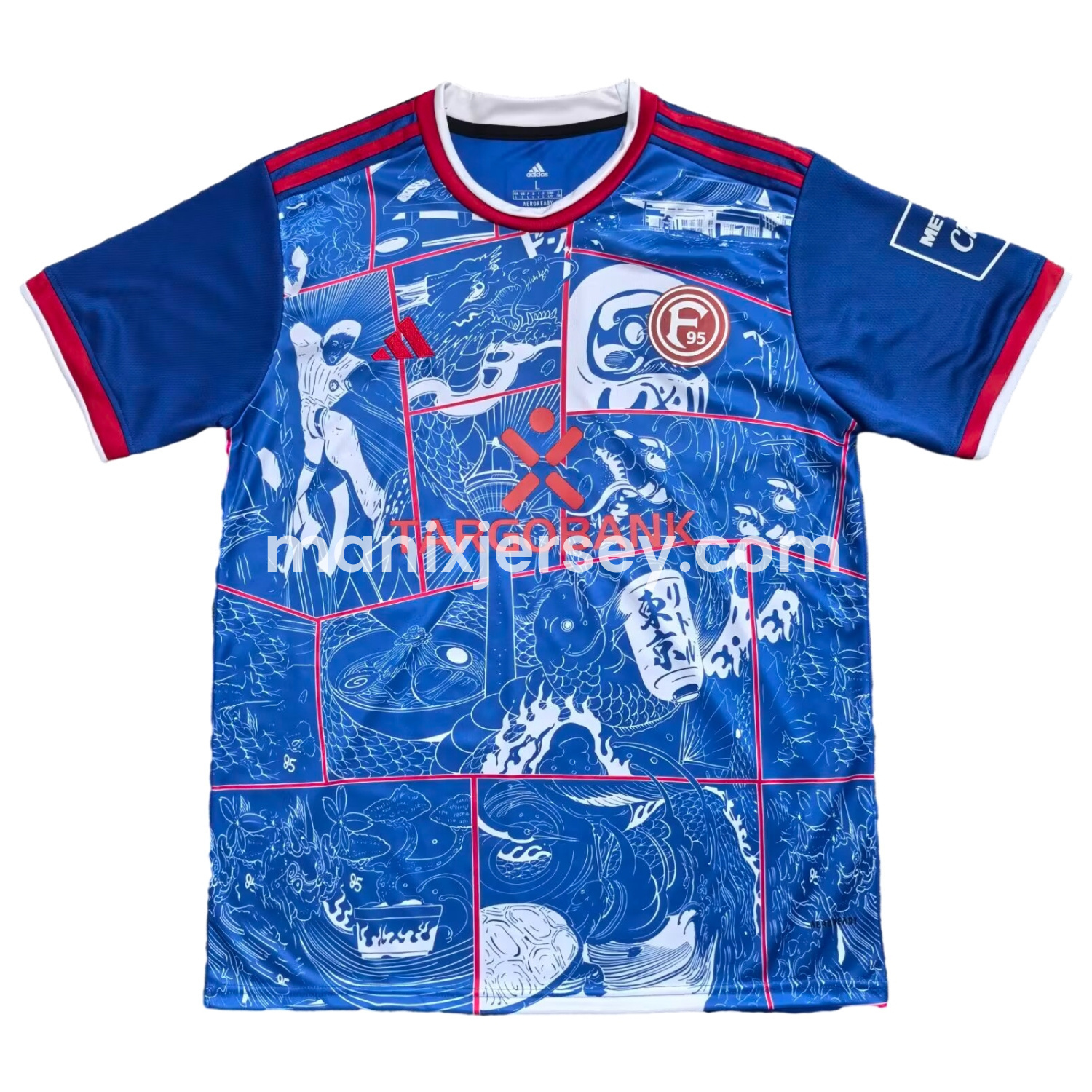 Fortuna Düsseldorf 24-25 Katana Blue Special Edition Jersey - Fans Version - ReplicasJersey