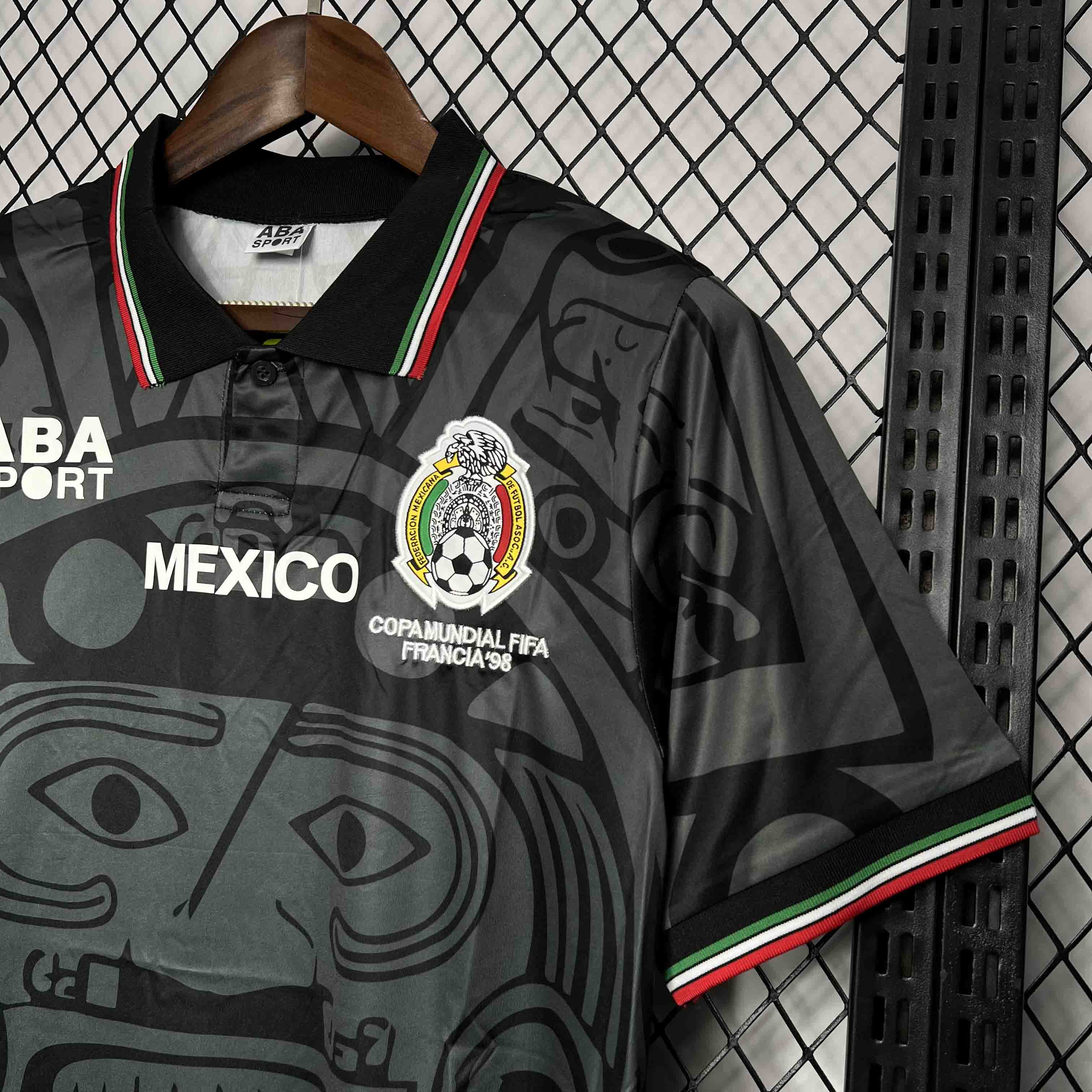 Retro Mexico 1998 Third Jersey - ReplicasJersey