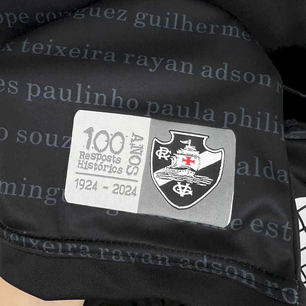 Vasco da Gama 24-25 Black GK 3 Jersey - Fans Version - ReplicasJersey
