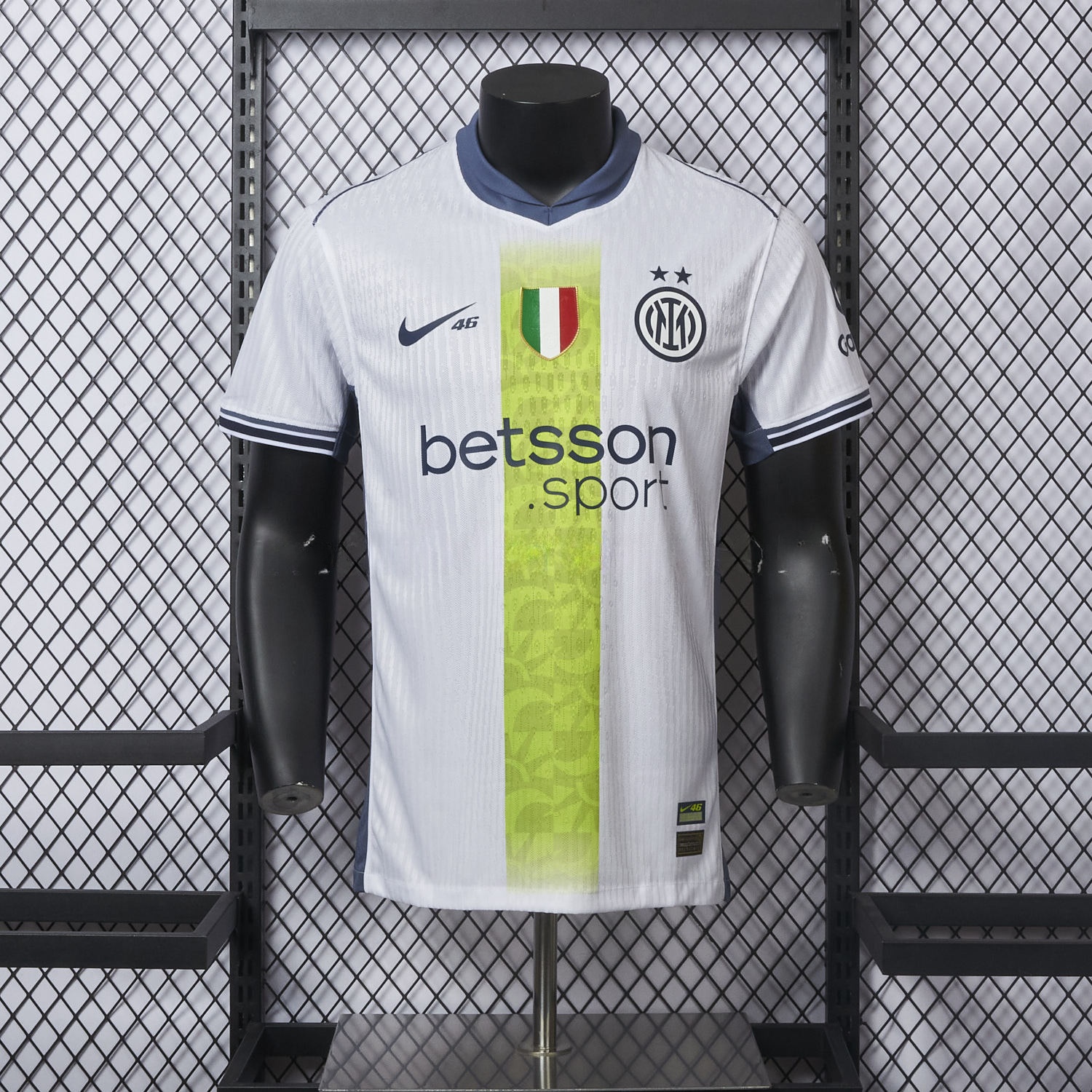 Inter Milan 24-25 Valentino Rossi Special Edition Away Jersey - Player Version - ReplicasJersey