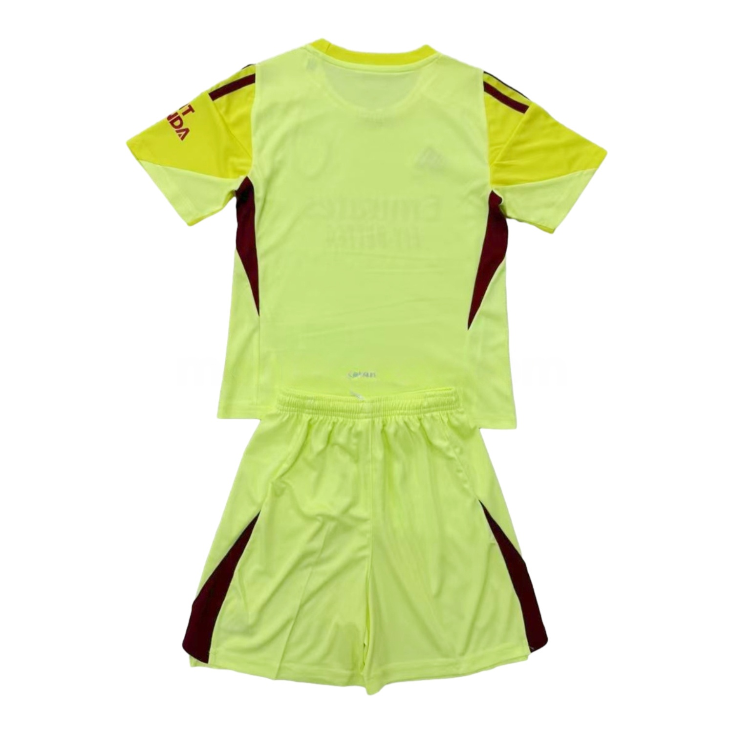 Arsenal 25-26 Light Yellow Goalkeeper Kids Kit - ReplicasJersey