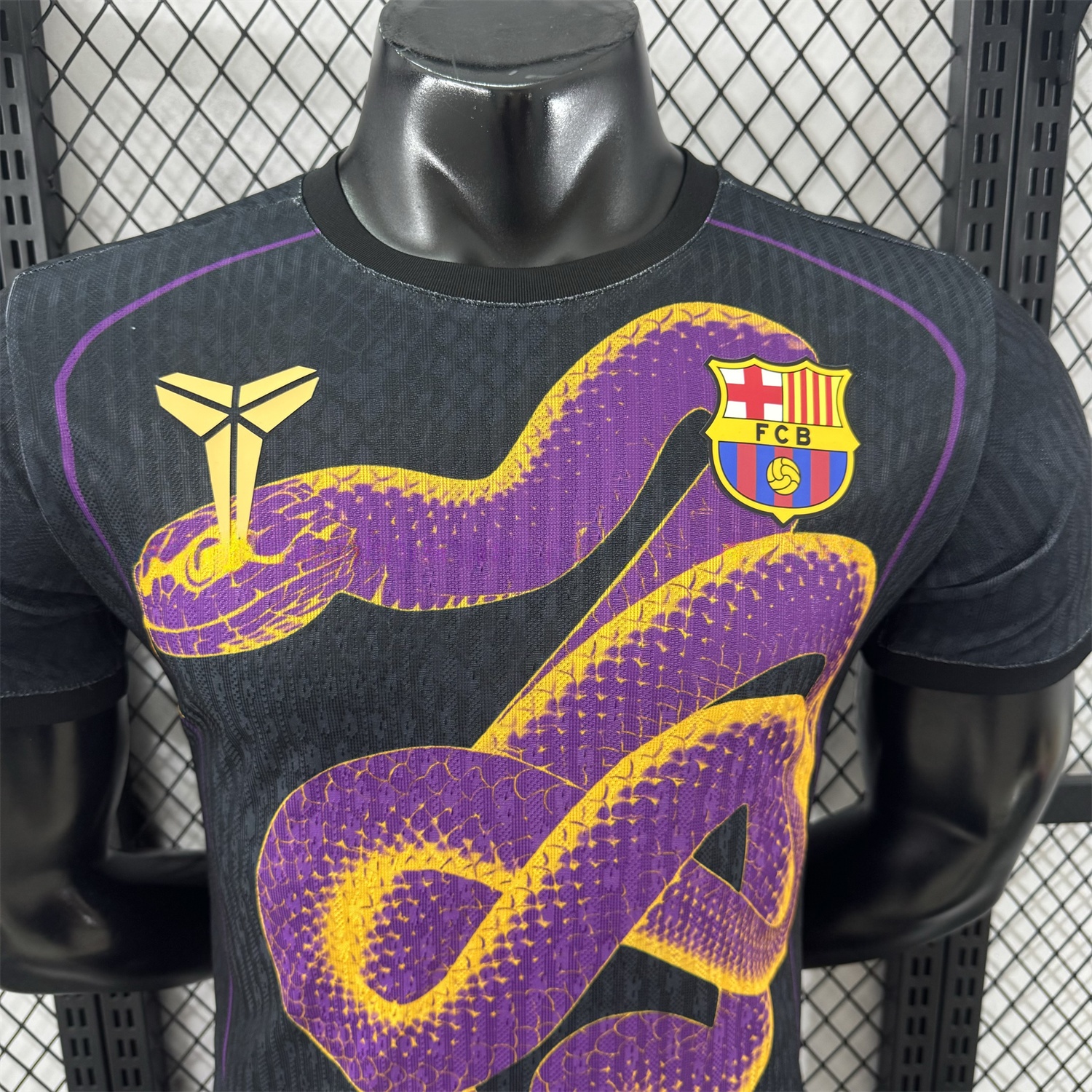 B.A.R.S.A 25-26 Purple Mamba Snake Black Special Jersey - Player Version - ReplicasJersey
