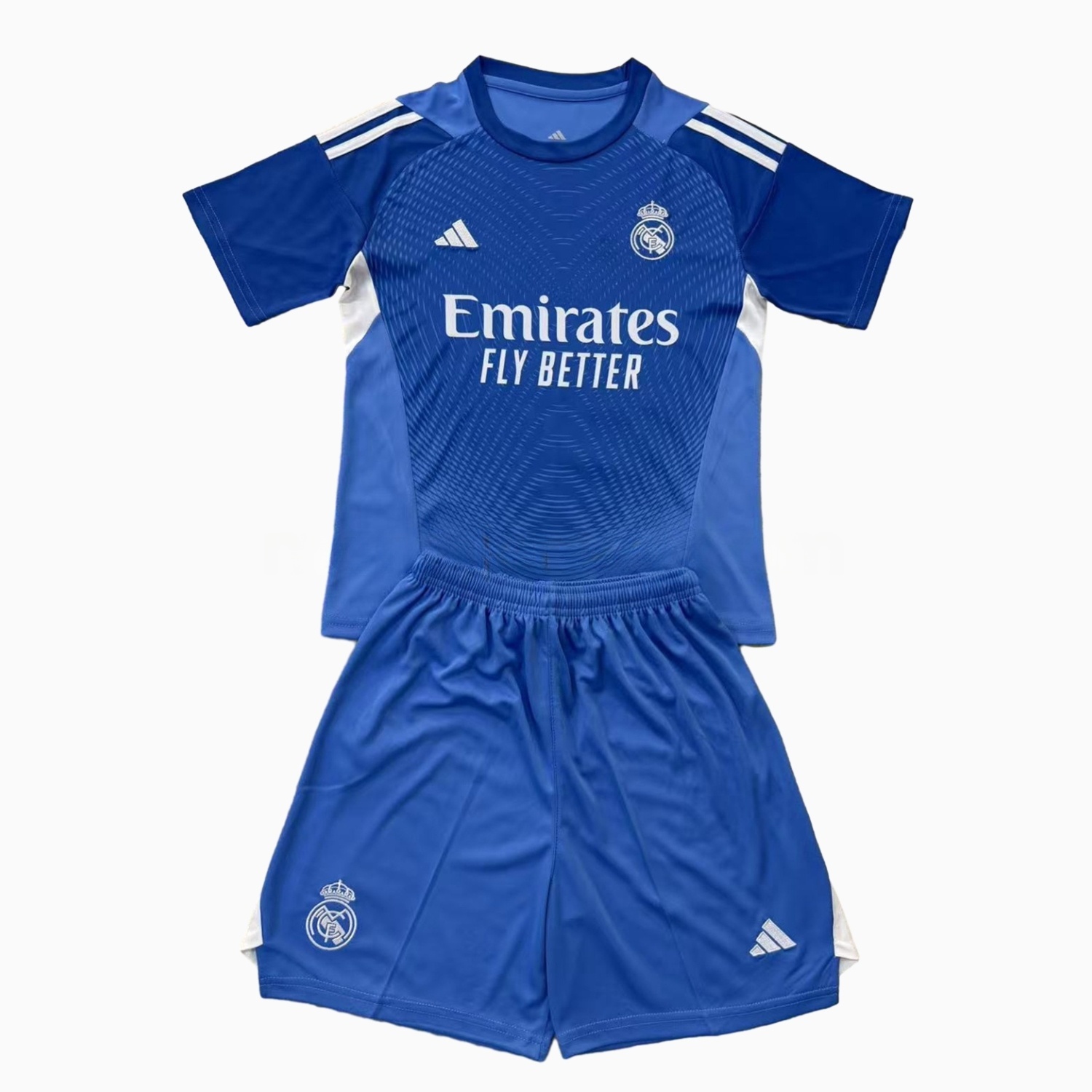 Real Madrid 25-26 Blue Goalkeeper Kids Kit - ReplicasJersey