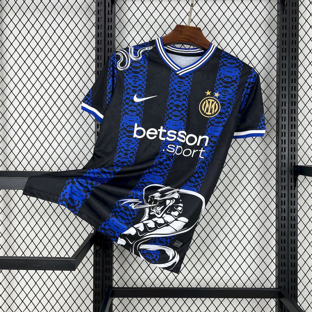 Inter Milan 24-25 Blue Black Mamba Special Edition Jersey - Fans Version - ReplicasJersey