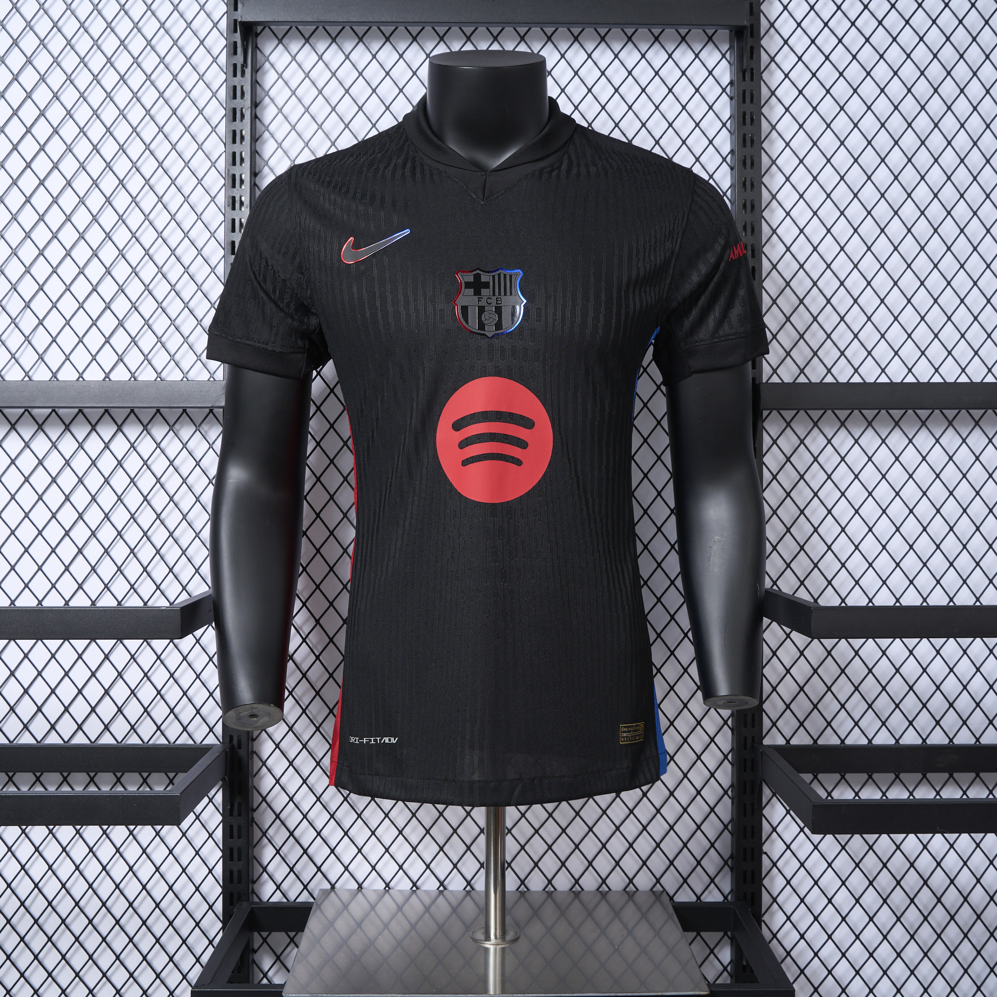 B.A.R.S.A 24-25 Away Jersey with Big Logo - Player Version - ReplicasJersey