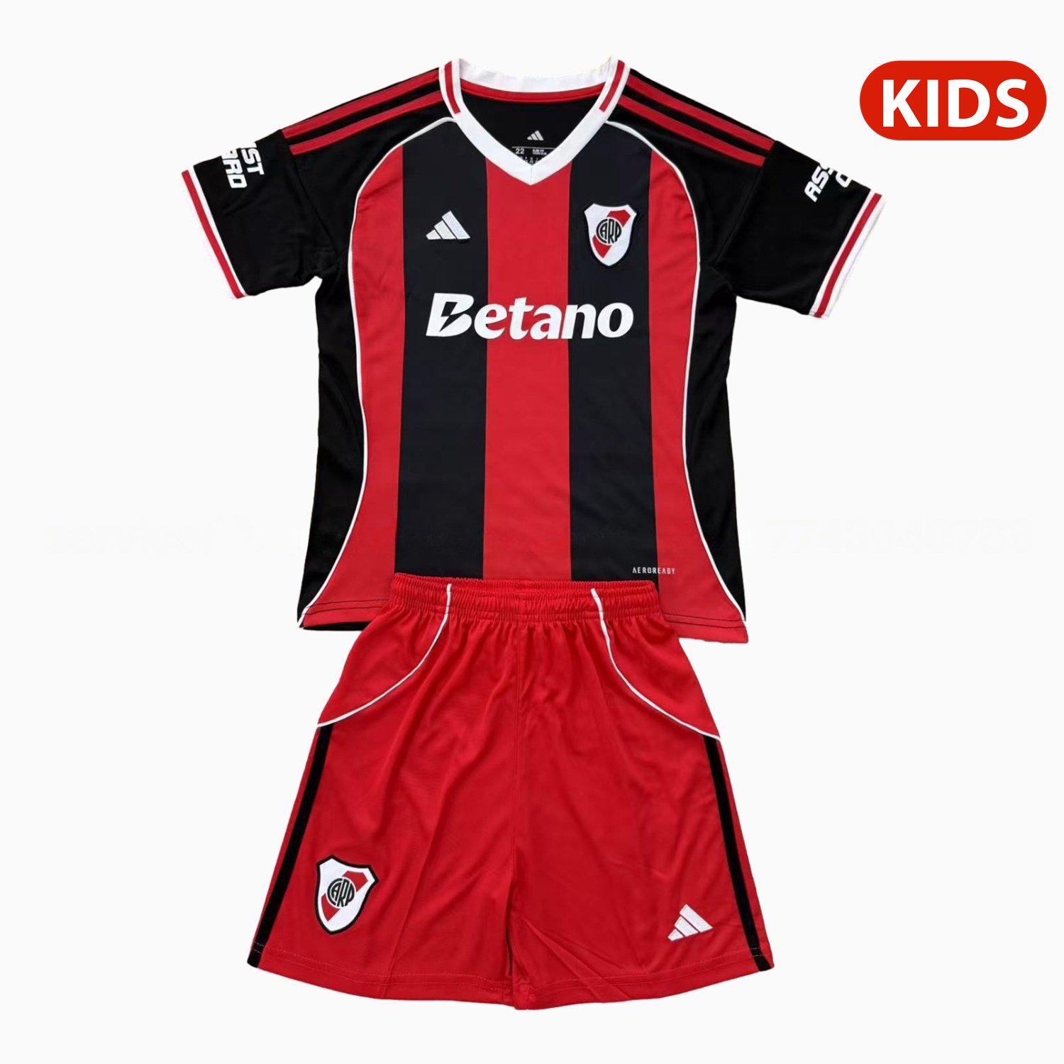 River Plate 25-26 Away Kids Kit - ReplicasJersey