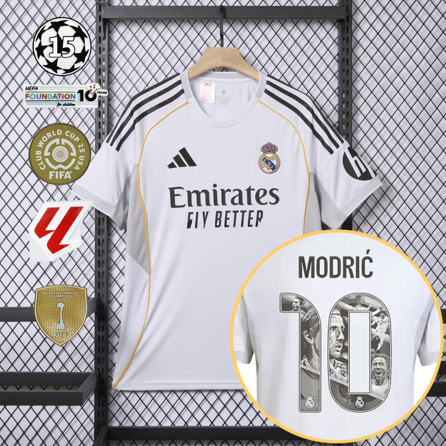 Real Madrid 25-26 Home Modrić Limited Edition Jersey - Fans Version - ReplicasJersey