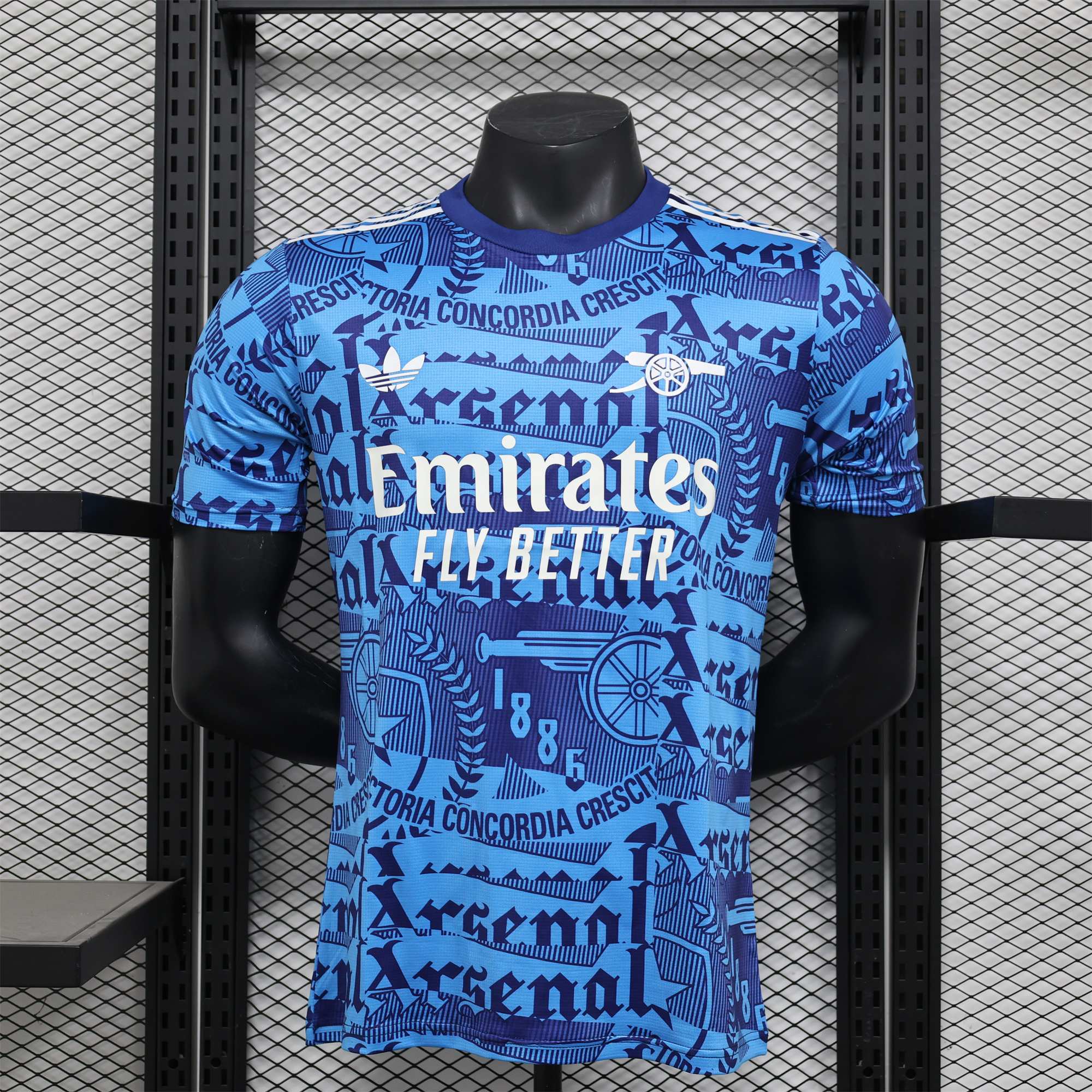 Arsenal 24-25 Blue 1986 Special Edition Jersey - Player Version - ReplicasJersey