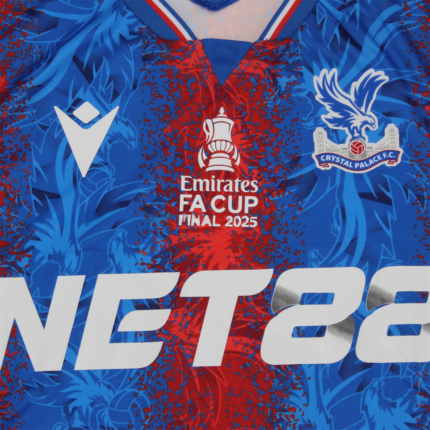 Crystal Palace 24-25 FA CUP FINAL Home Jersey - Fans Version - ReplicasJersey