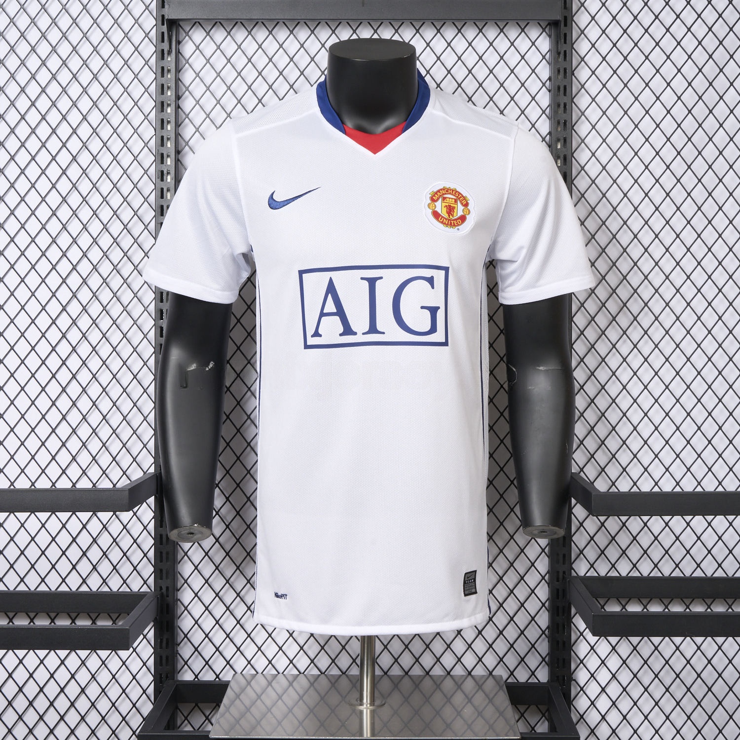 Manchester United Retro 2008-09 Away Jersey - Player Version - ReplicasJersey