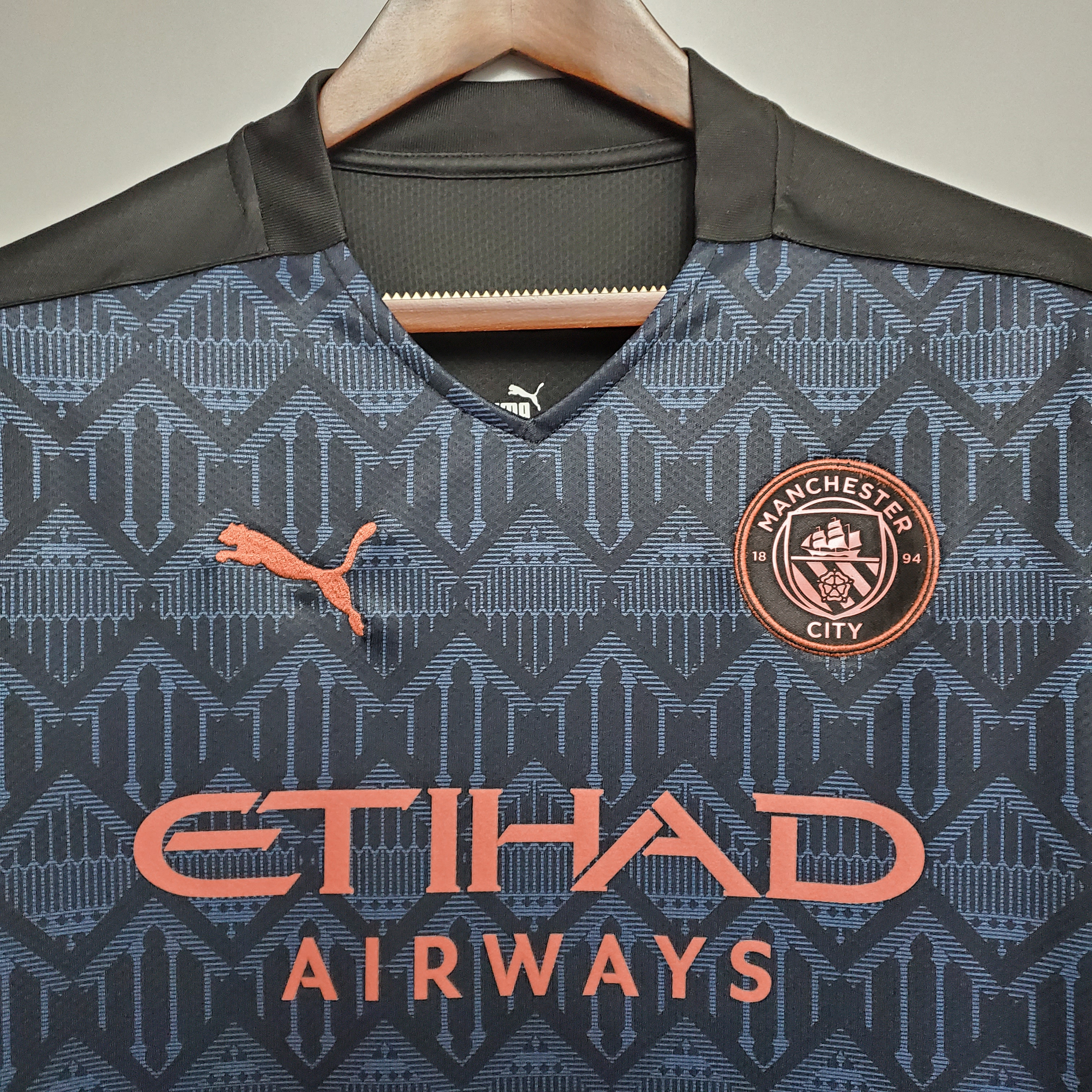 Manchester City 20-21 Away Stadium Jersey - Fans Version - ReplicasJersey