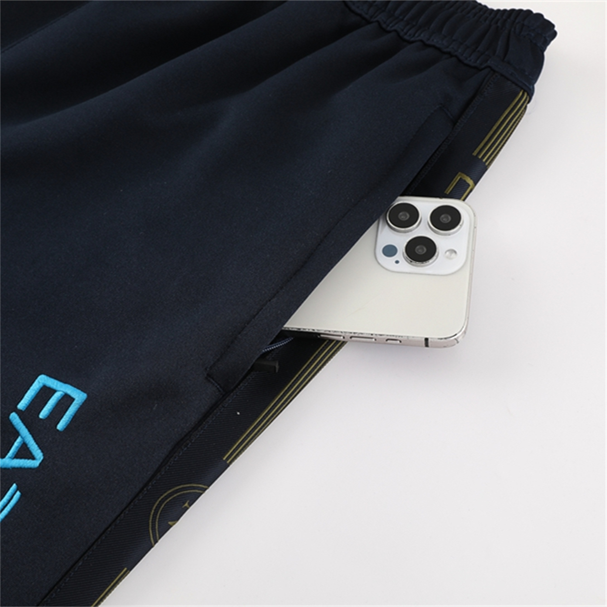 Napoli 24-25 Jacket Training Tracksuit - Deep Blue Top and Pants - ReplicasJersey