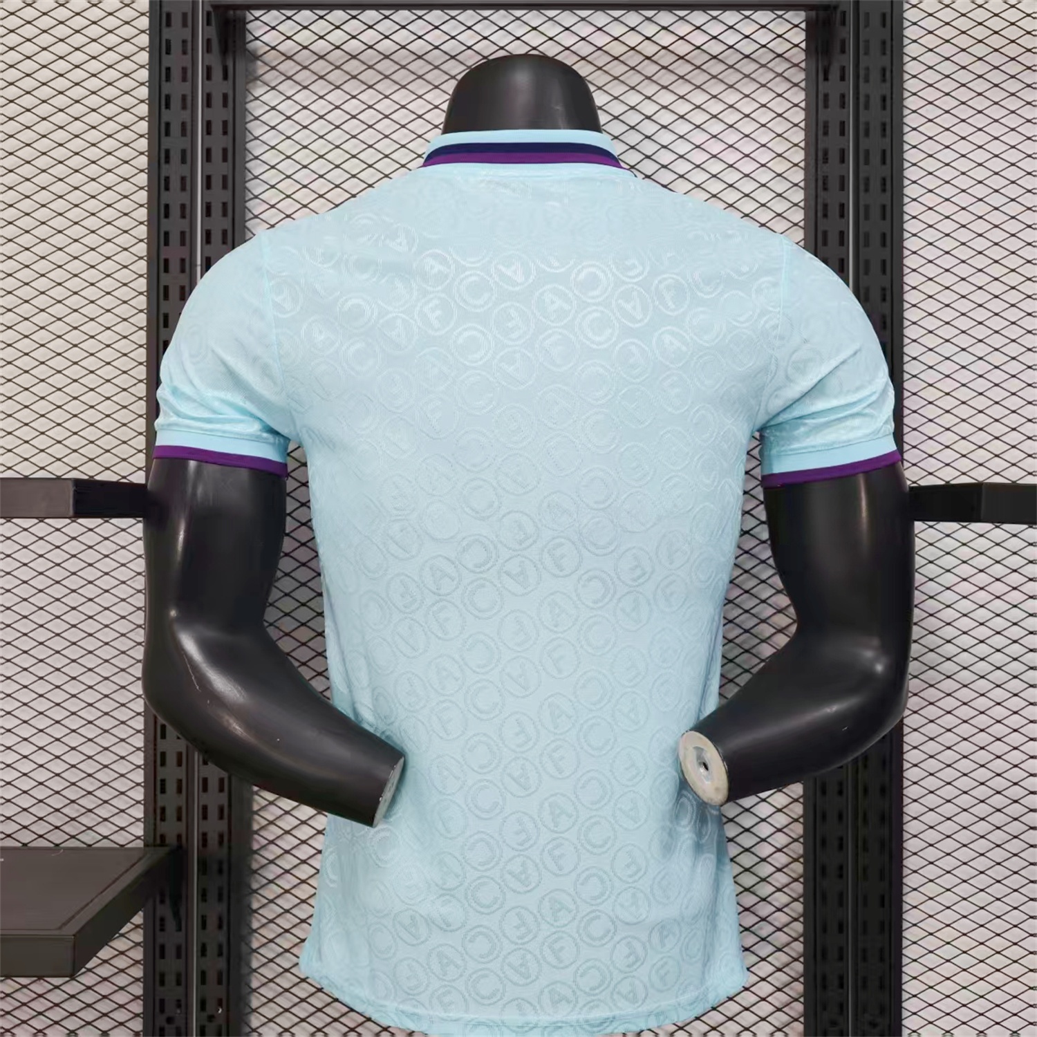 Arsenal 25-26 Light Blue POLO Letter Pattern Special Jersey - Player Version - ReplicasJersey