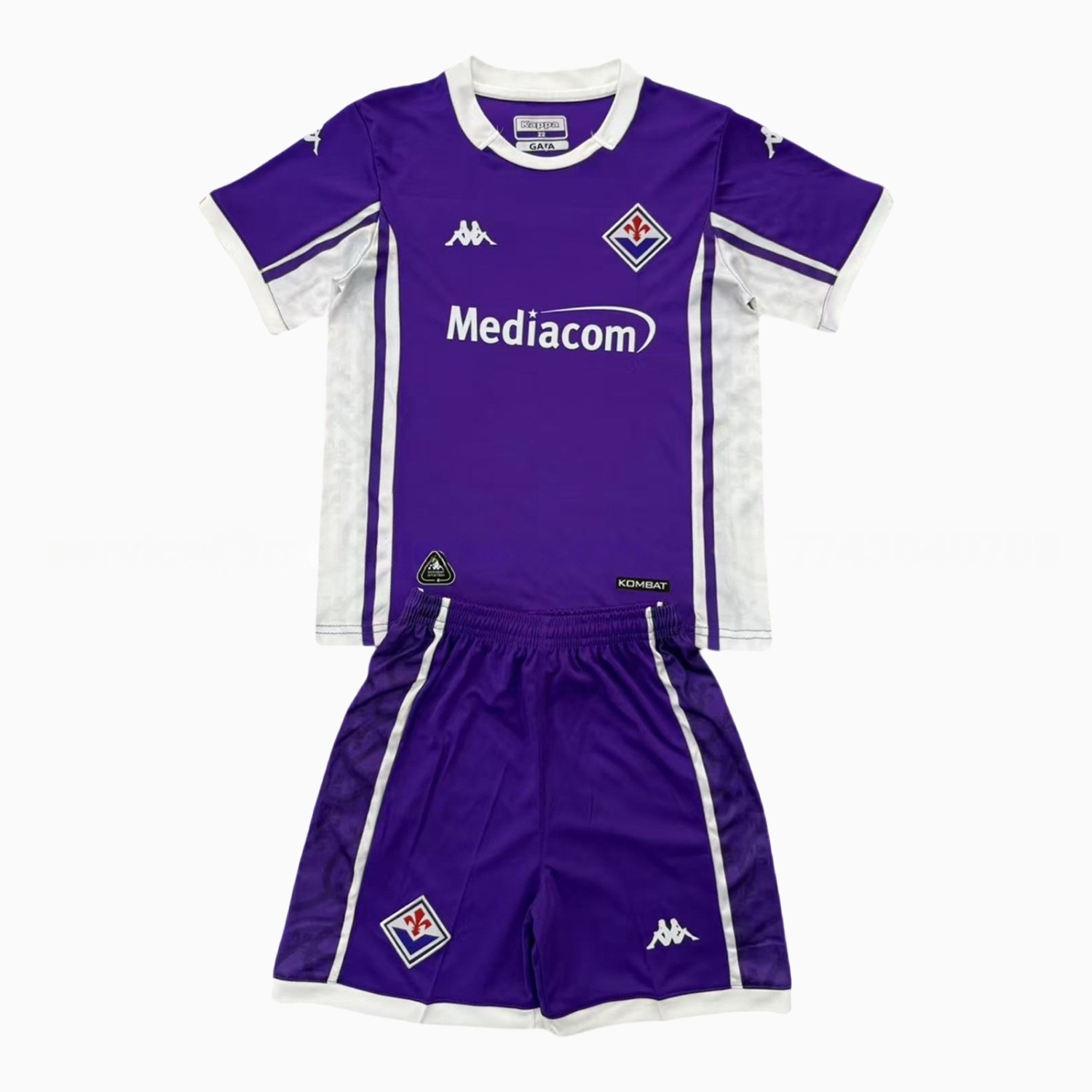 Fiorentina 25-26 Home Men's Adult Jersey Set - Fans Version - ReplicasJersey