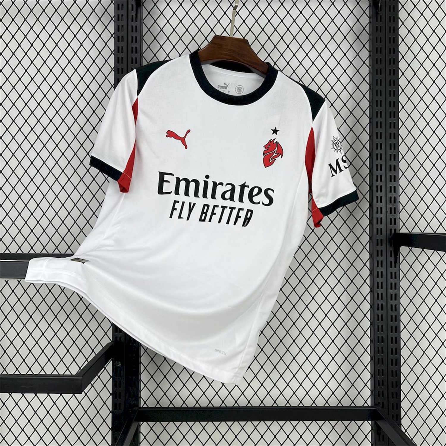 AC Milan 25-26 Away White Jersey - Fans Version - ReplicasJersey