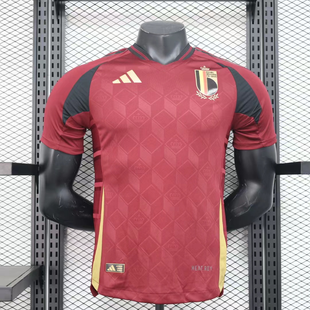 Belgium 2024 Home Stadium Jersey - Player Version - ReplicasJersey
