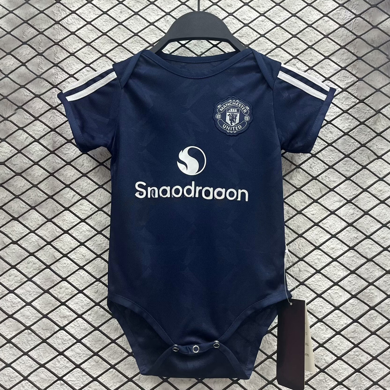 Manchester United 24-25 Away Baby Crawling Suit - ReplicasJersey