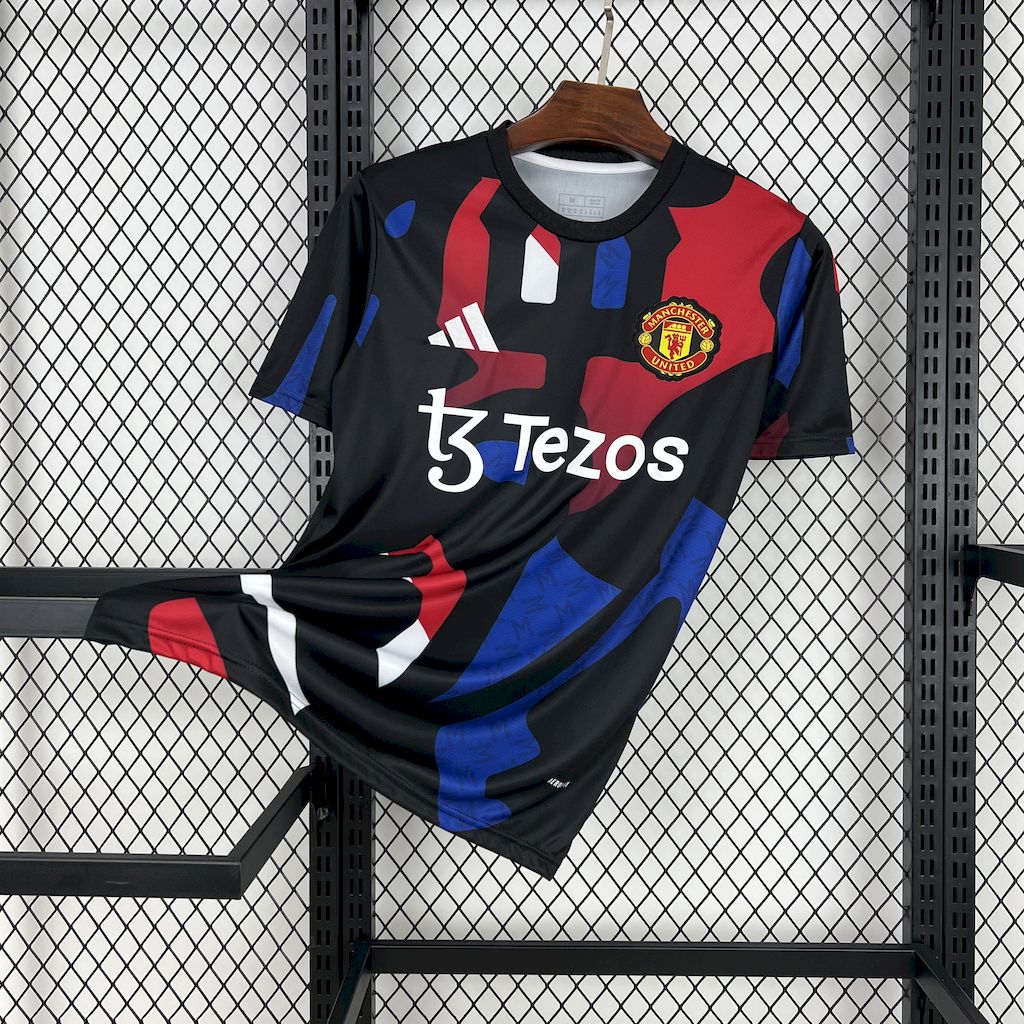 Manchester United 24-25 Pre-Match Traning Jersey - Fans Version - ReplicasJersey