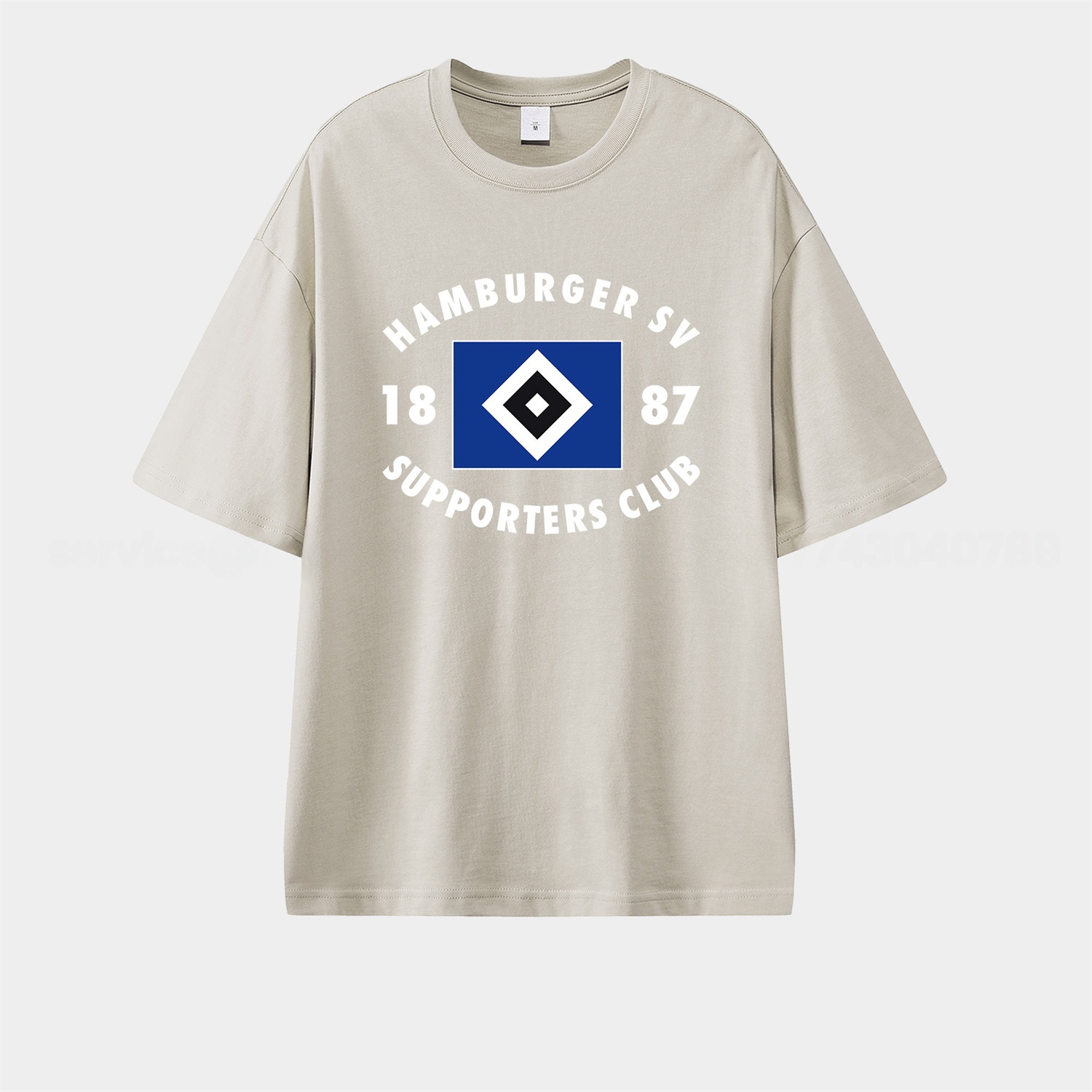 Hamburger SV 1887 Supporters Club Unisex Pure Cotton T-shirt - ReplicasJersey