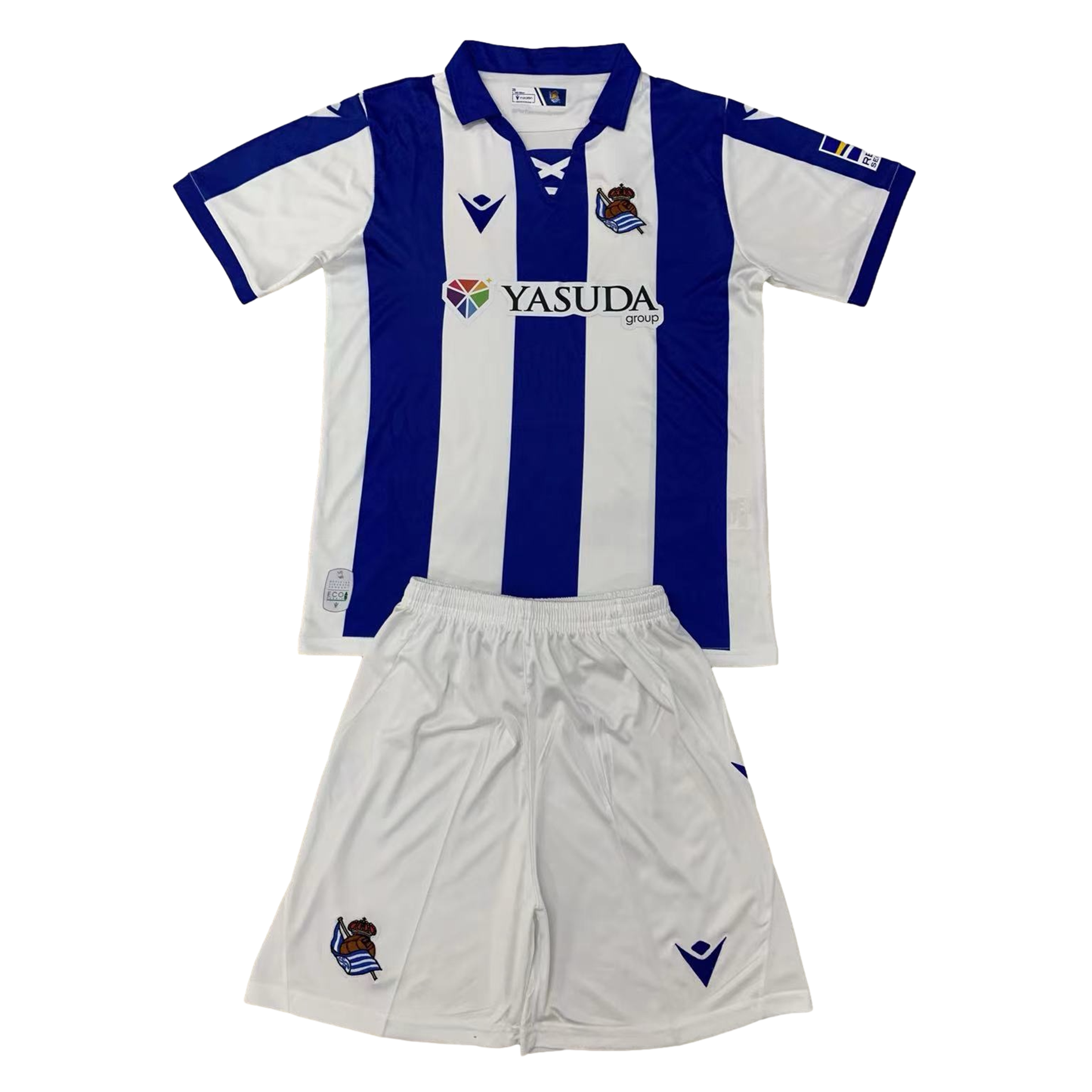 Real Sociedad 24-25 Home Stadium Kids Kit - ReplicasJersey
