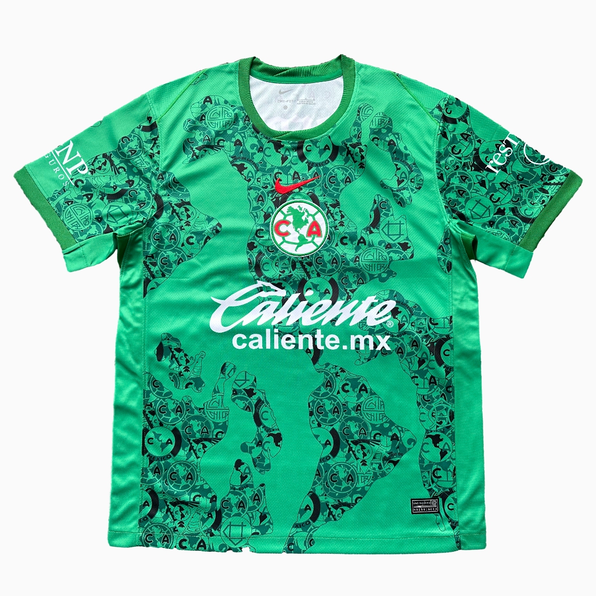Club América 24-25 Green Goalkeeper Jersey - Fans Version - ReplicasJersey