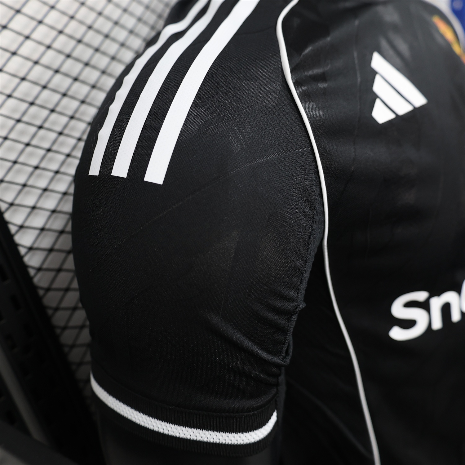Manchester United 25-26 Black Training Jersey - Player Version - ReplicasJersey