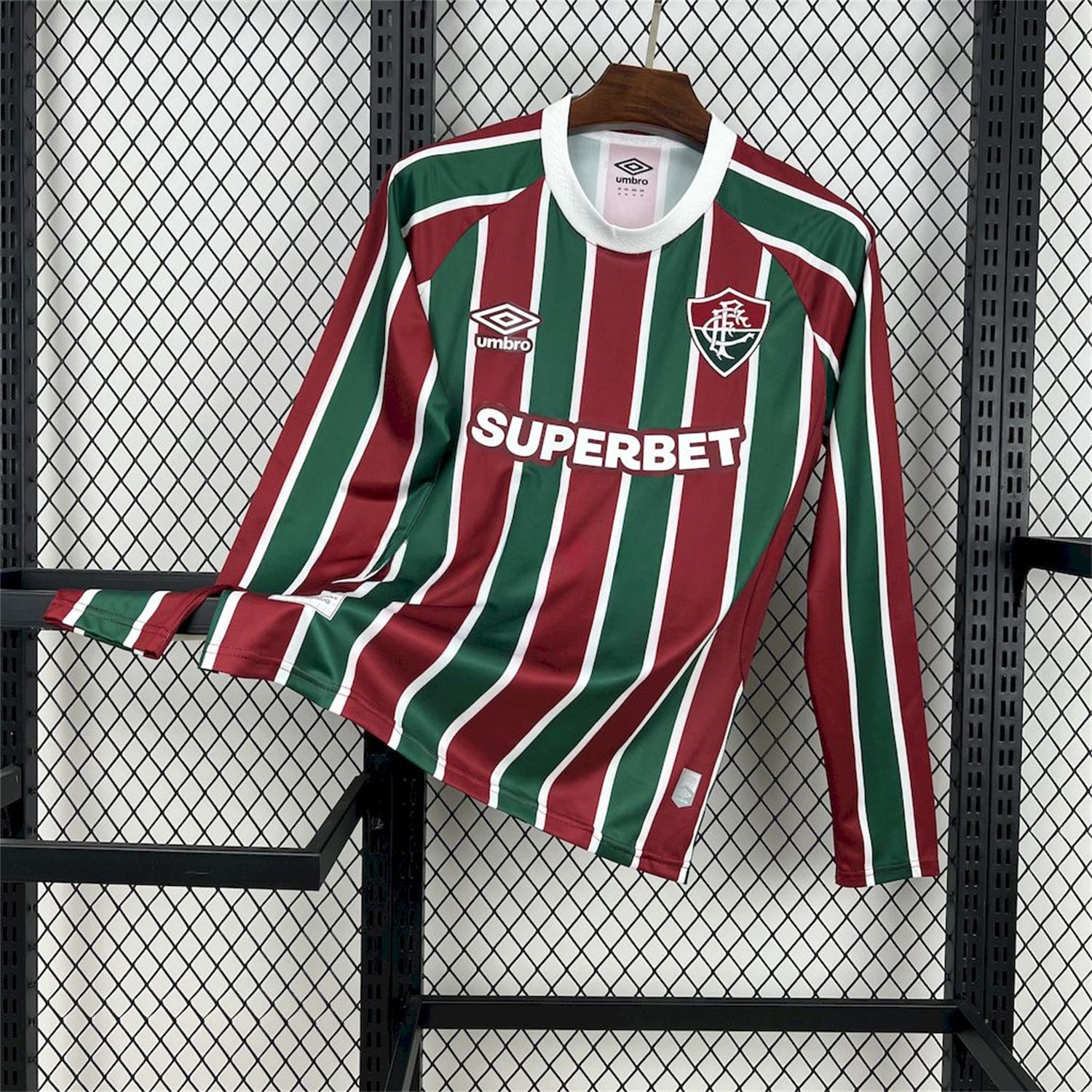 Fluminense 25-26 Home Long Sleeves Jersey - Fans Version - ReplicasJersey