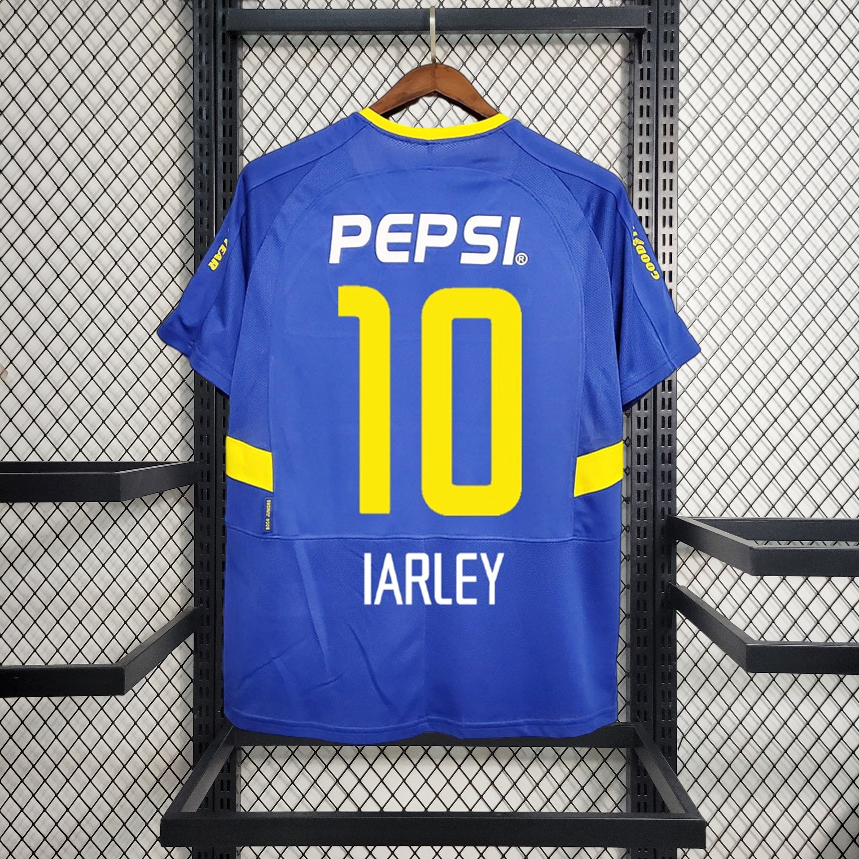 Retro Boca Juniors 2003-04 Home Stadium Jersey - ReplicasJersey