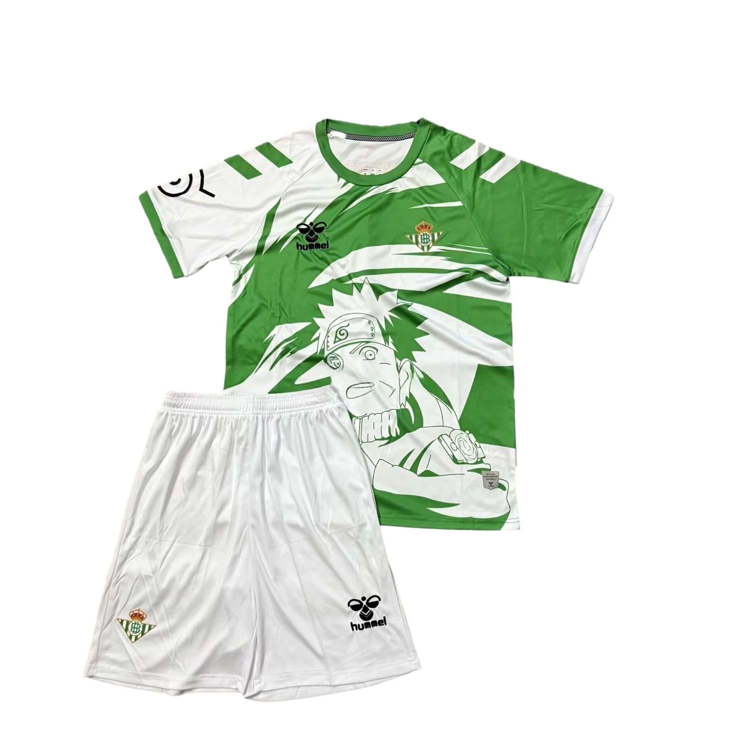 Real Betis 25-26 NARUTO Special Edition Men's Adult Jersey Set - Fans Version - ReplicasJersey