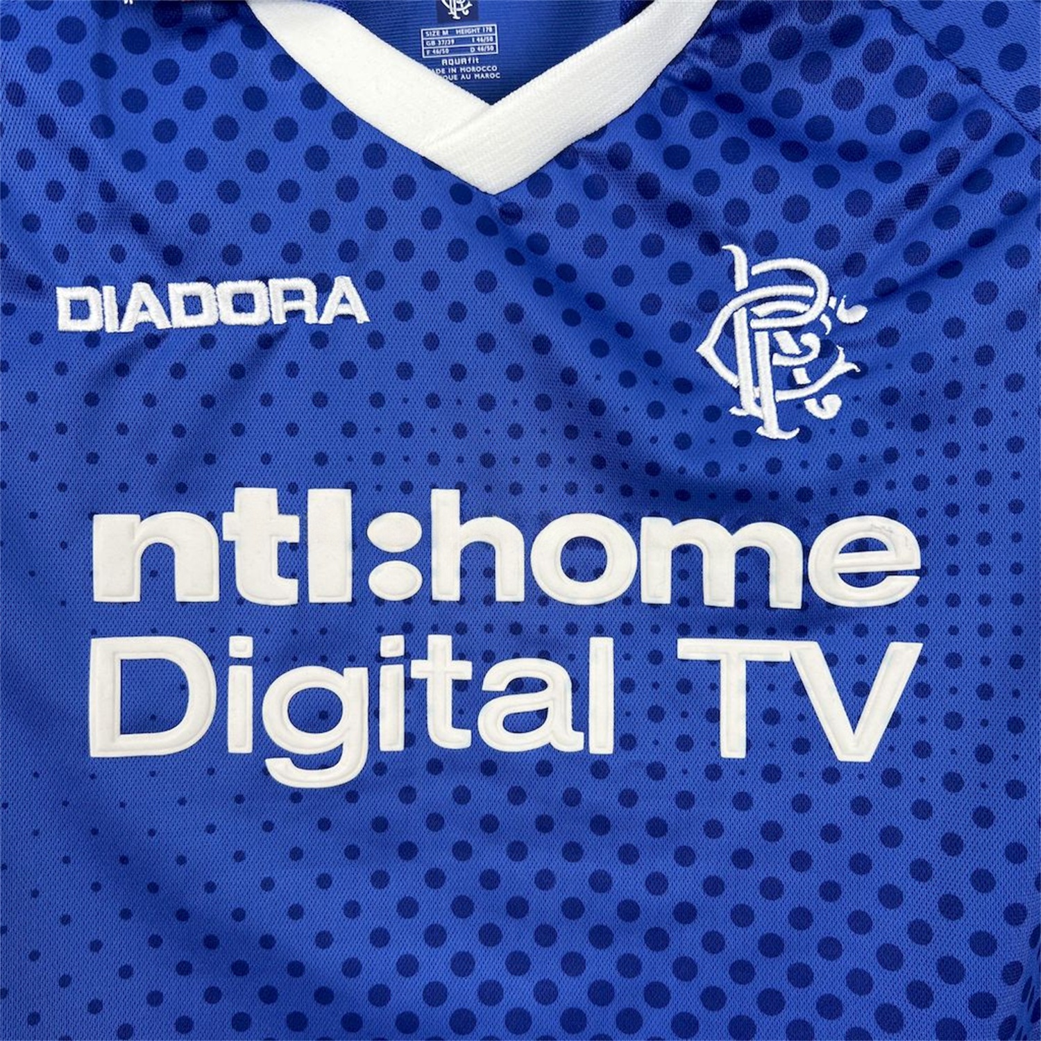 Retro Glasgow Rangers 2002-03 Home Jersey - ReplicasJersey