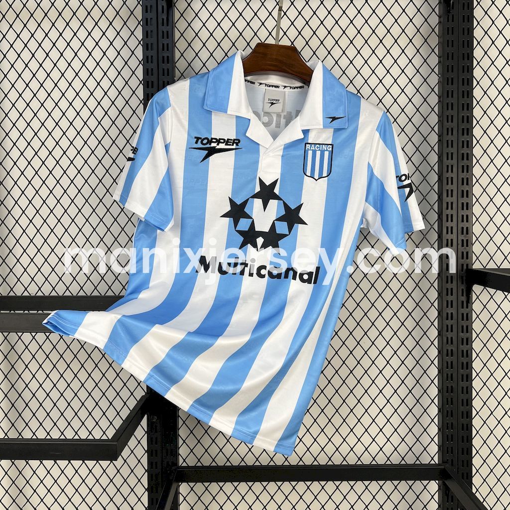 Retro Racing Club de Avellaneda 1997-98 Home Jersey - ReplicasJersey