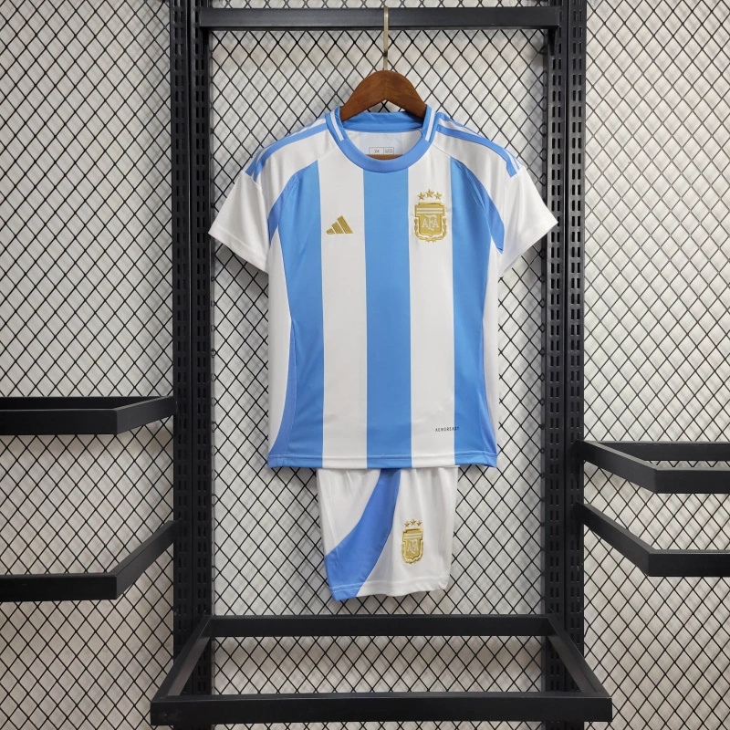 Argentina 2024 Home Stadium Kids Kit - ReplicasJersey