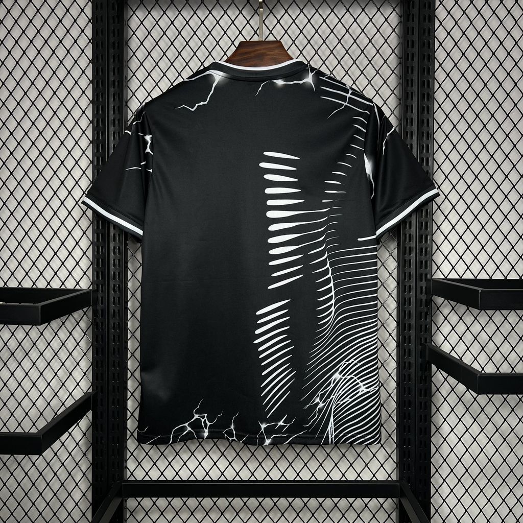 Real Madrid 24-25 Black Leopard Jersey - Fans Version - ReplicasJersey
