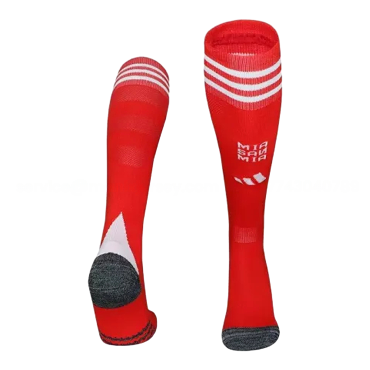 Bayern Munich 25-26 Home Socks - Red - ReplicasJersey