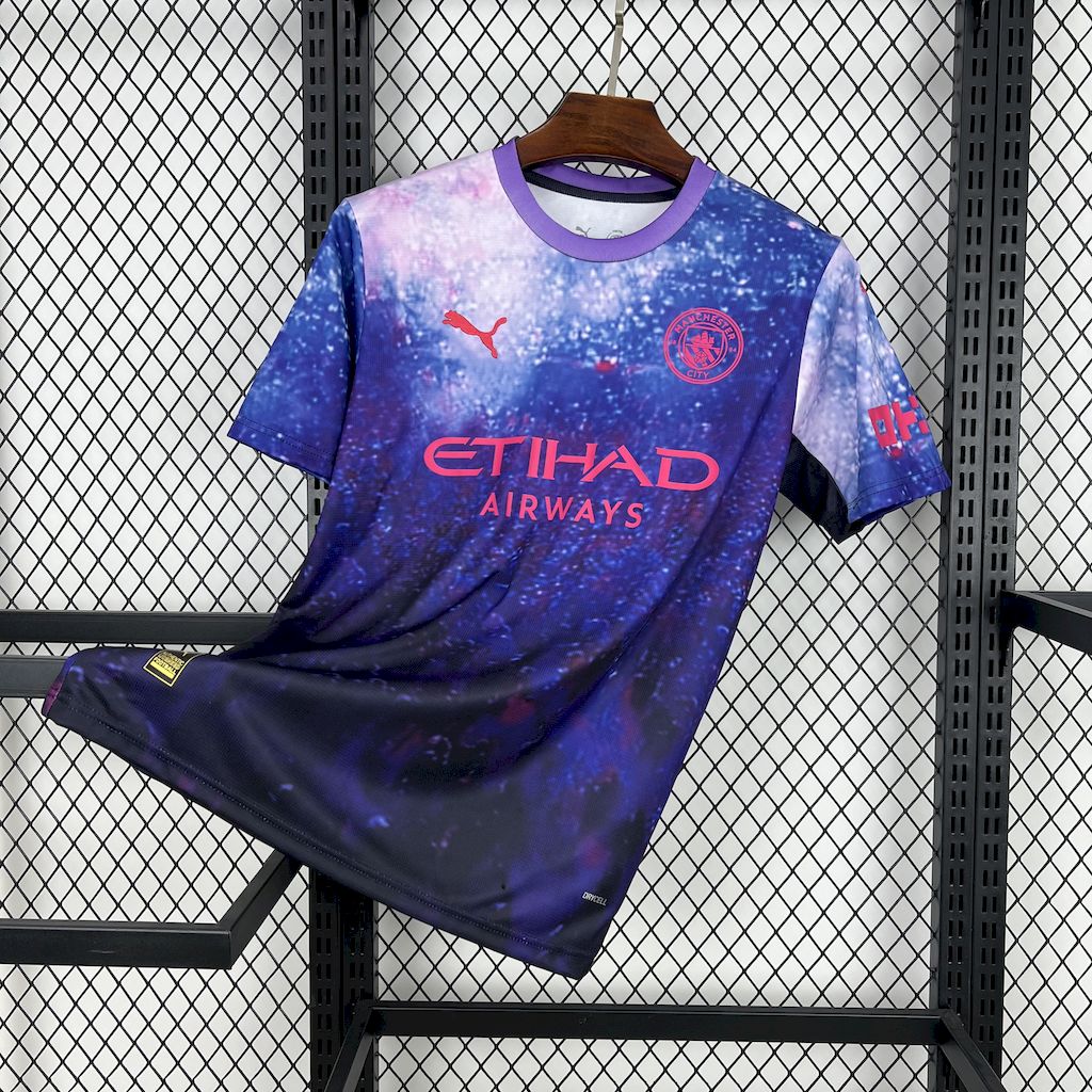 Manchester City 24-25 Purple Fan-designed Special Edition Jersey - Fans Version - ReplicasJersey