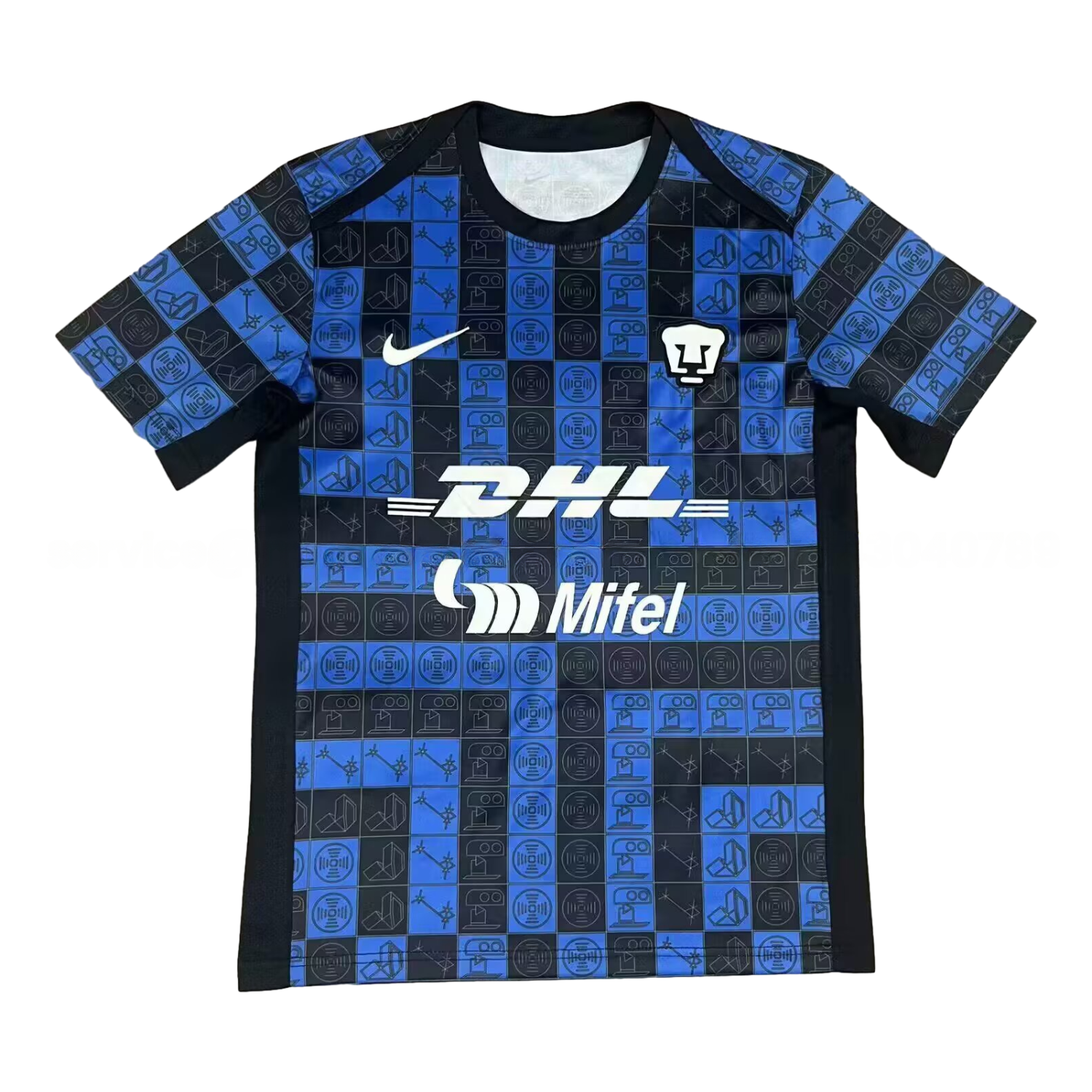 Pumas UNAM 25-26 Blue Pre-Match Training Jersey - Fans Version - ReplicasJersey