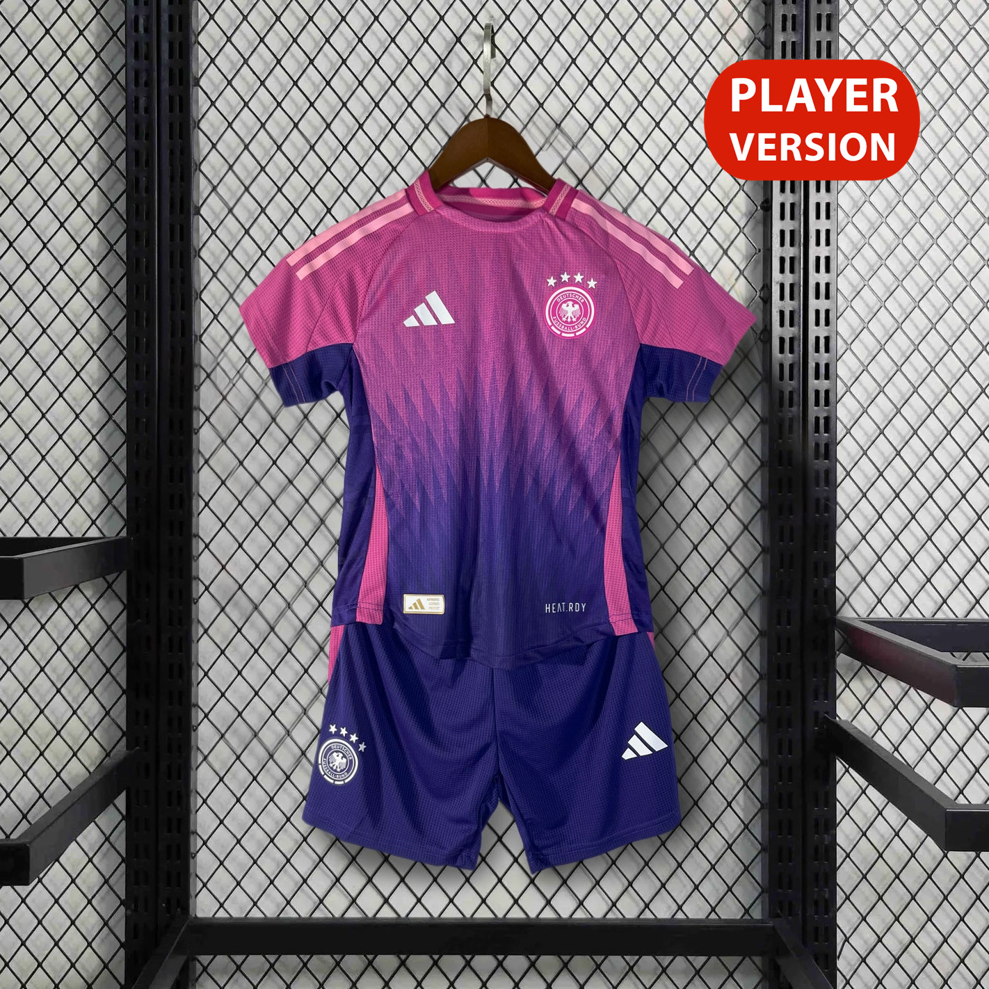 Germany 2024 Away Stadium Kids Kit - Player Version - ReplicasJersey