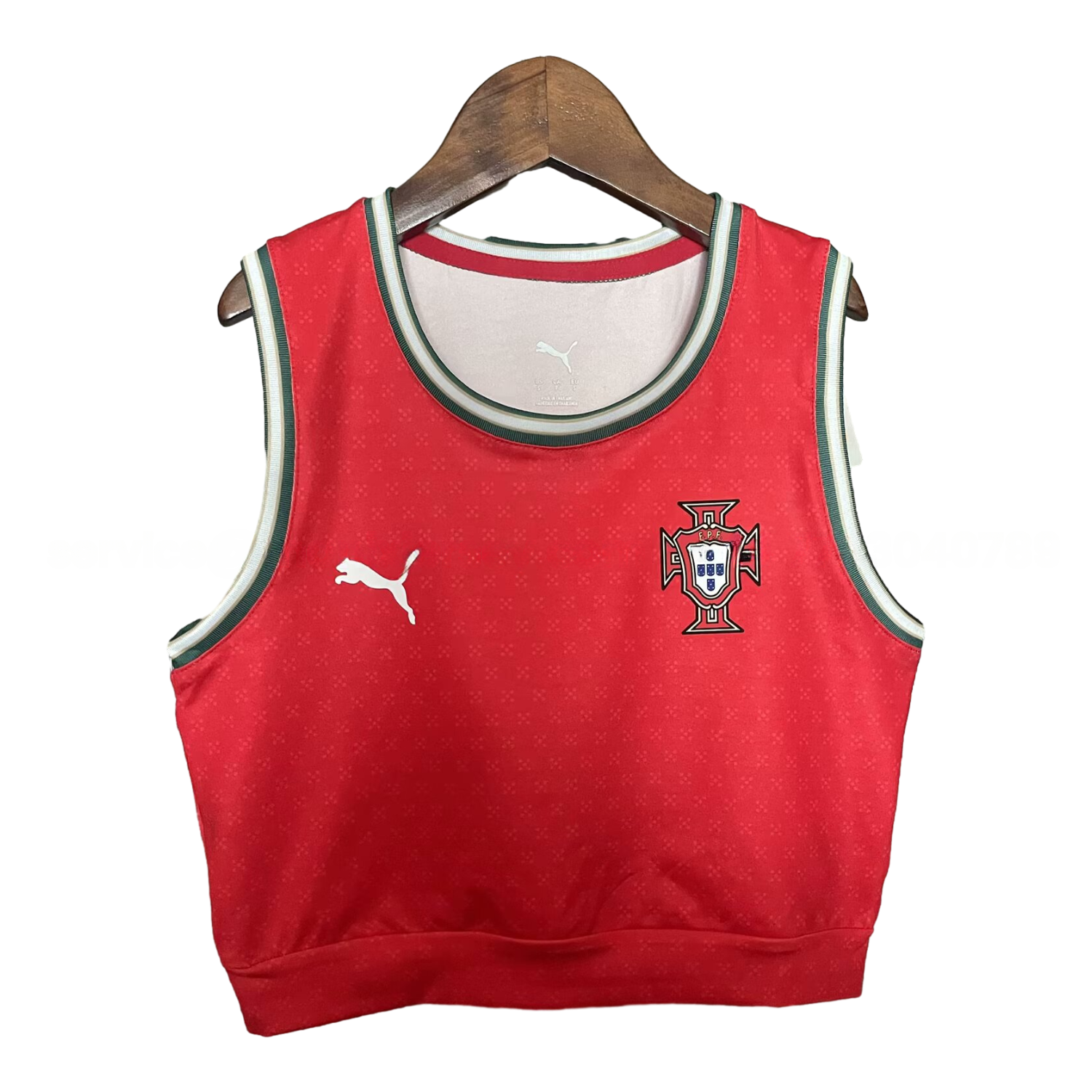 Women's Portugal 25-26 Home Red Yoga Vest - ReplicasJersey