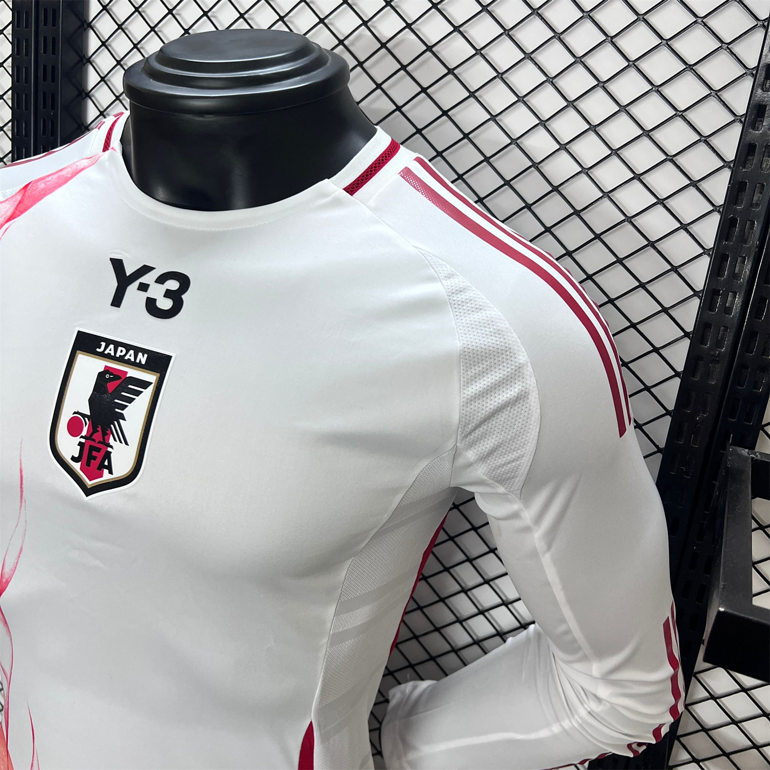Japan 2024 Y3 Away Long Sleeve Jersey - Player Version - ReplicasJersey