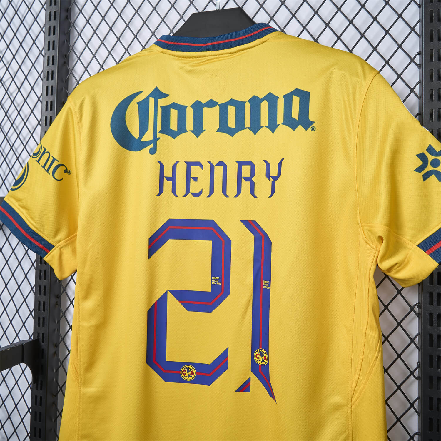 【CHAMPION PATCH】Club América 24-25 Home Stadium Jersey - Fans Version - ReplicasJersey