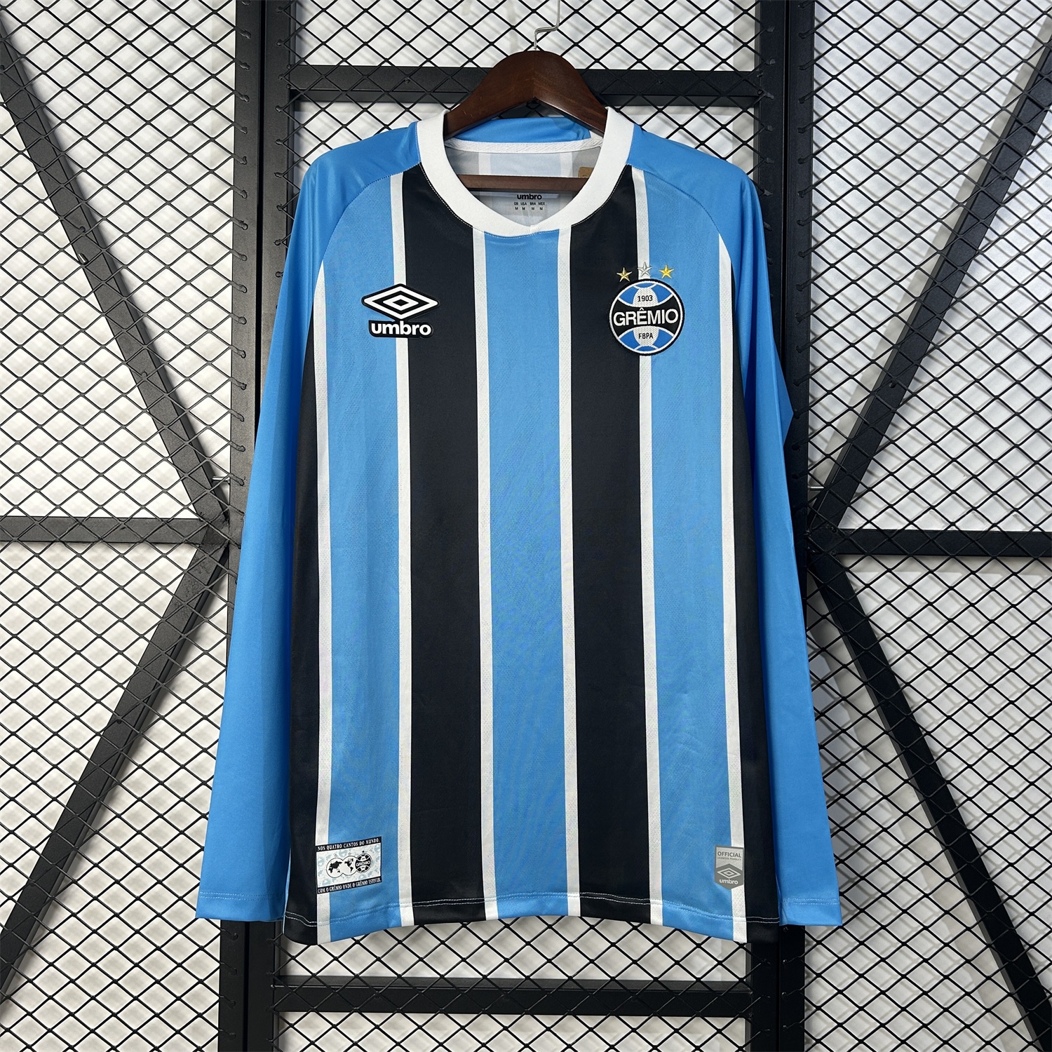 Gremio 25-26 Home Unsponsored Long Sleeves Jersey - Fans Version - ReplicasJersey