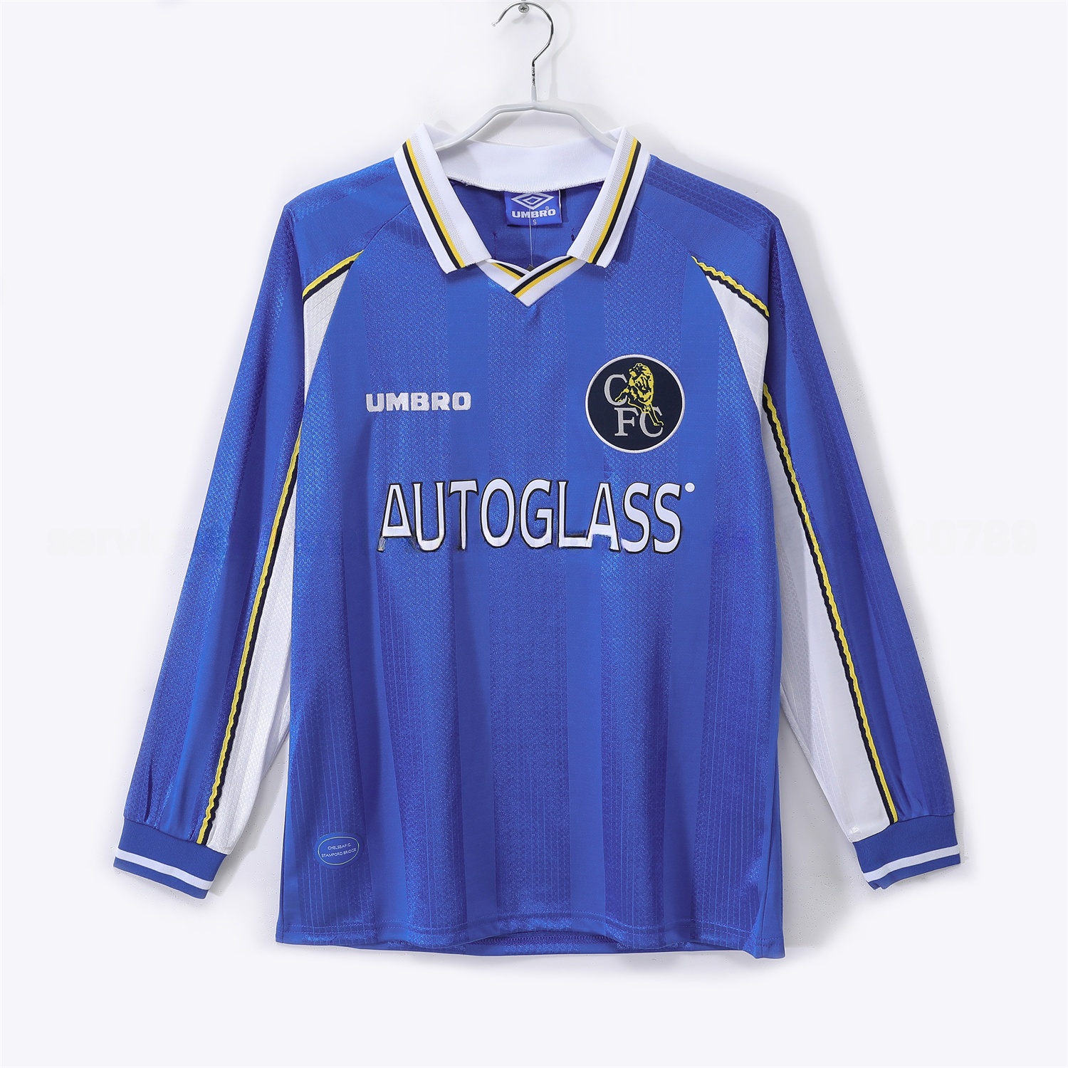 Retro C.H.E.L.S.E.A 1997-99 Home Long Sleeves Jersey - ReplicasJersey